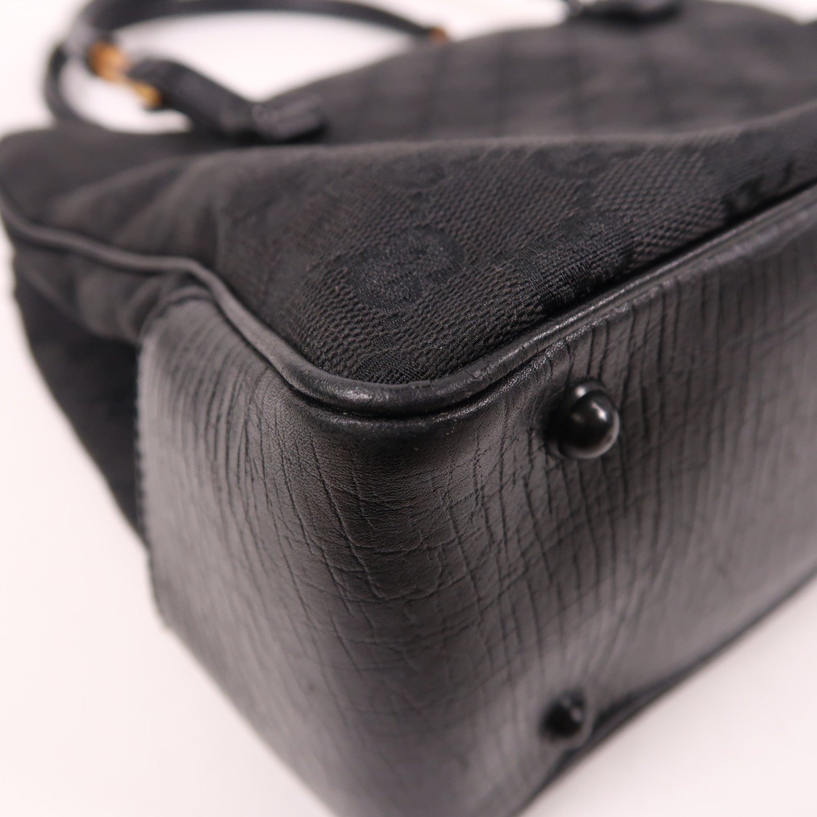 GUCCI 帆布Bamboo Hand Bag手挽袋