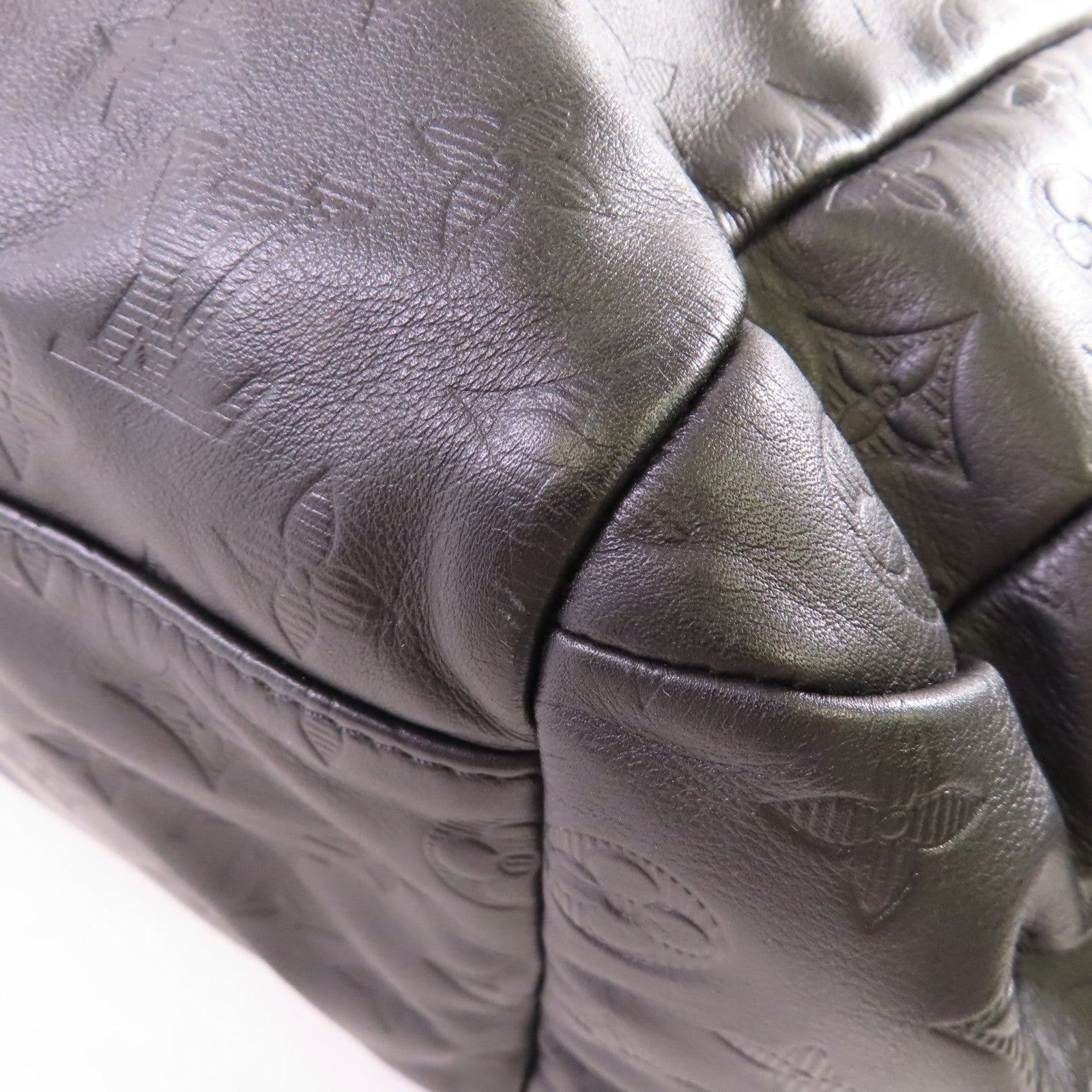 LOUIS VUITTON Monogram Empreinte Trekking Backpack背包黑色