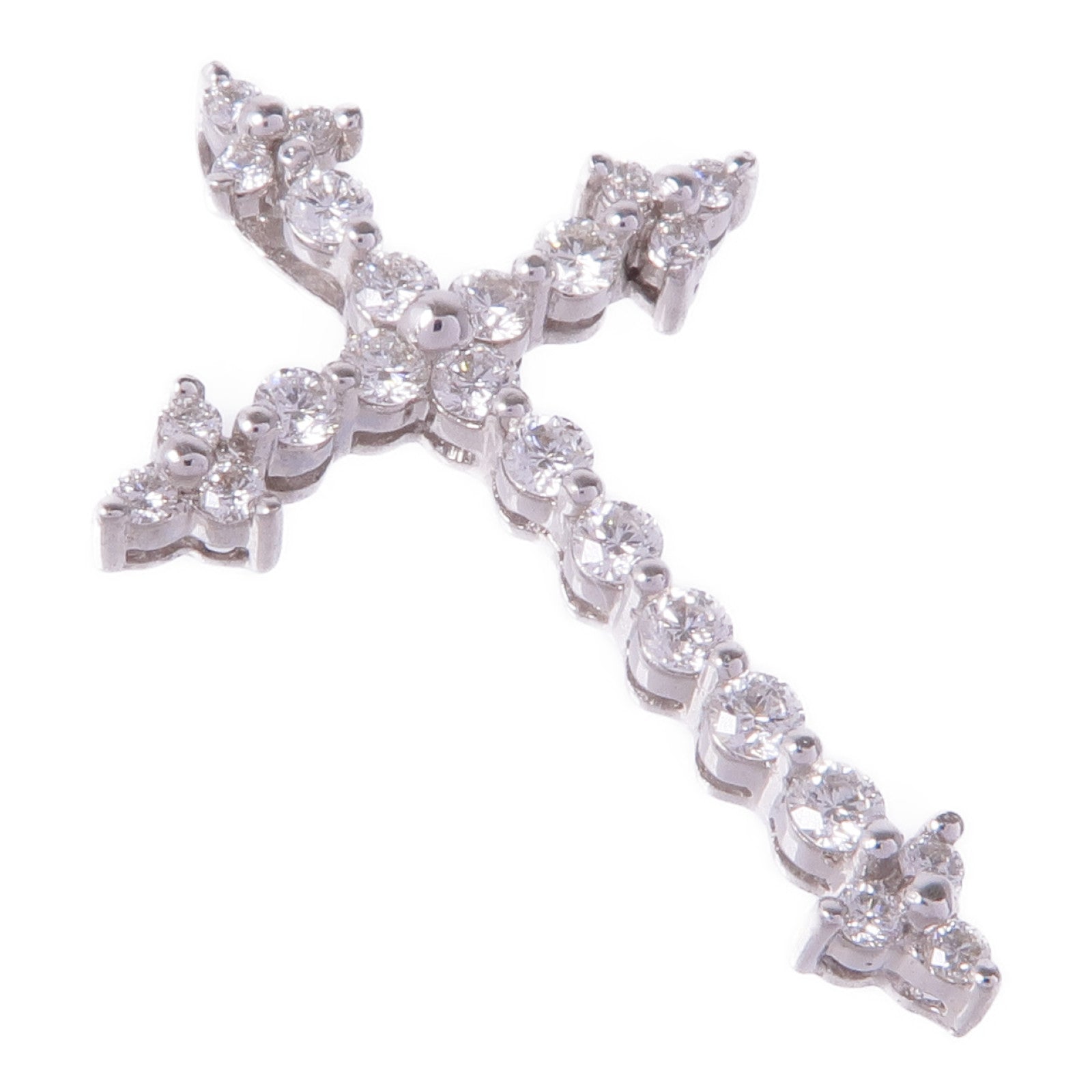 JEWELRY 18K白金Diamond Pendant Top鑽石吊墜