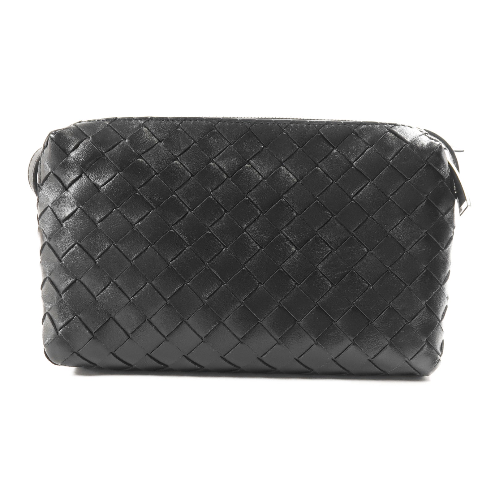 BOTTEGA VENETA 【激減優惠】牛皮皮革Shoulder Bag銀扣肩背袋