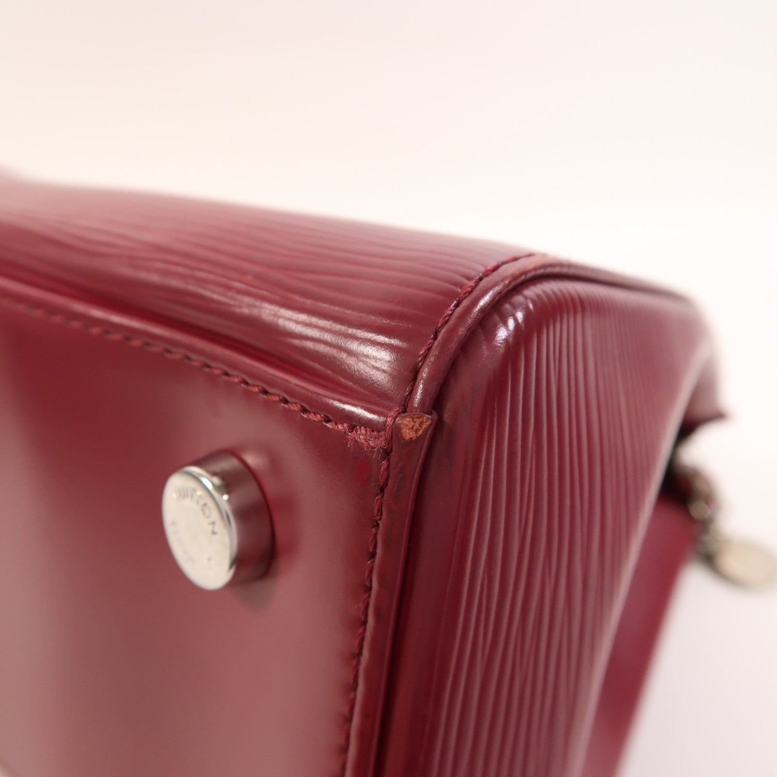 LOUIS VUITTON Epi Brea MM銀扣手挽肩背兩用袋
