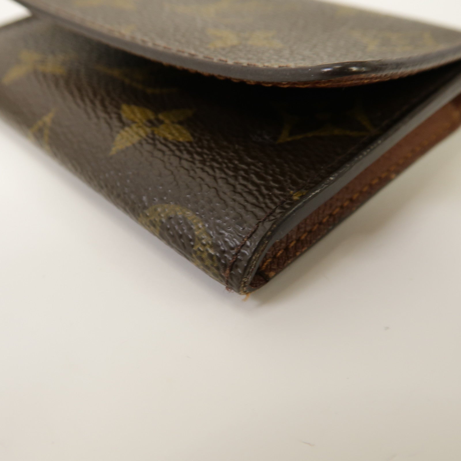 LOUIS VUITTON Monogram Card Case卡片套啡色