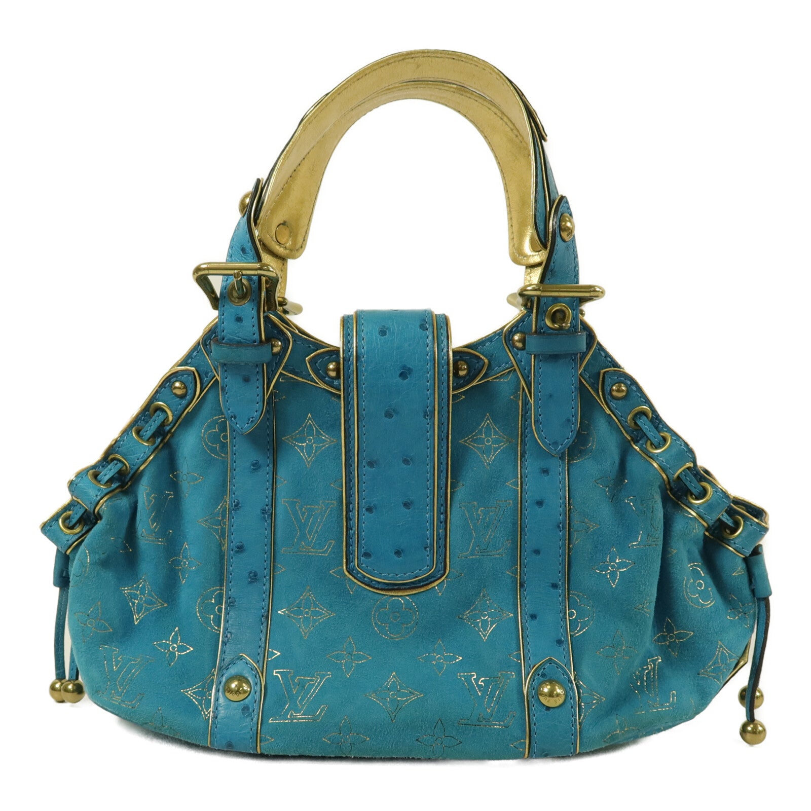 LOUIS VUITTON 麂皮皮革/珍稀皮革Theda GM肩背袋