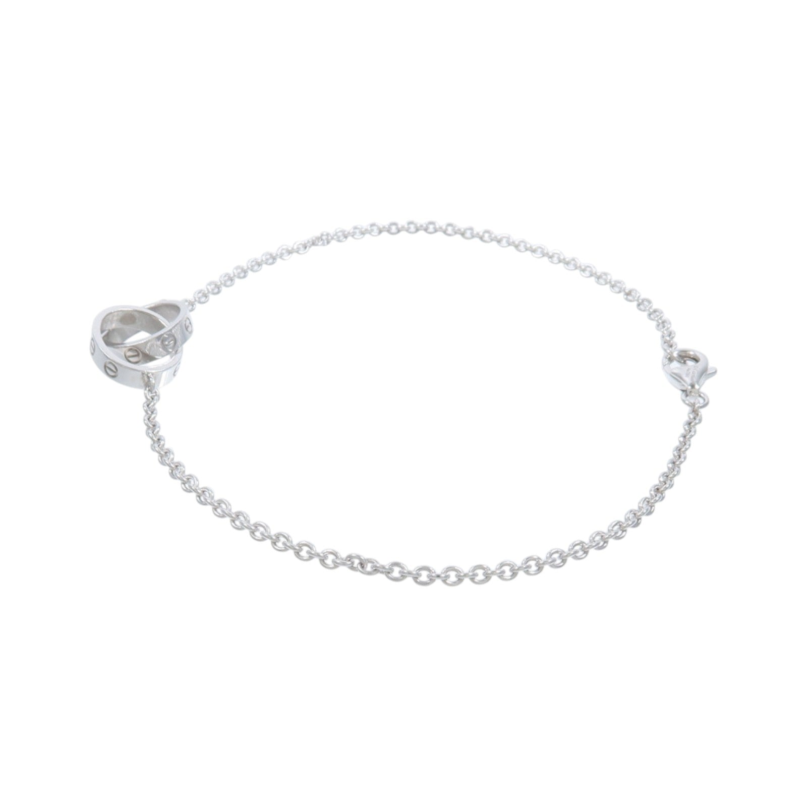 CARTIER 18K白金Baby Love Bracelet手鏈