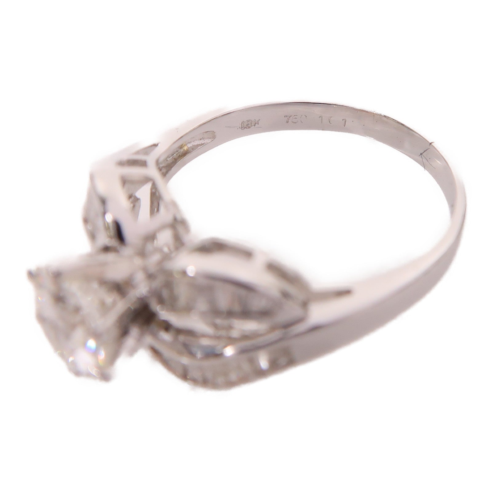 JEWELRY【激減優惠】 18K白金Diamond Ring1.01ct鑽石戒指US#8.5