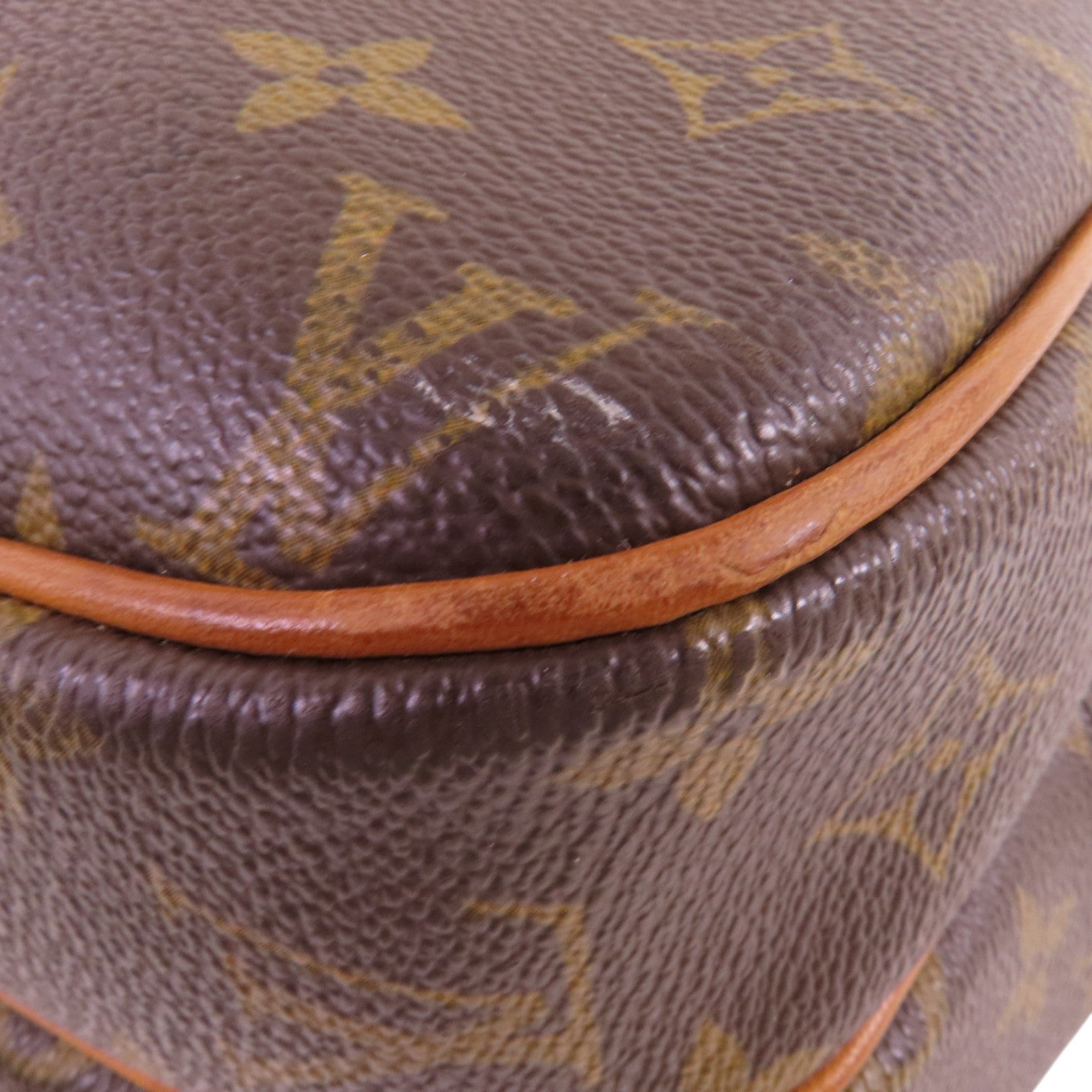 LOUIS VUITTON Monogram Reporter PM金扣肩背袋