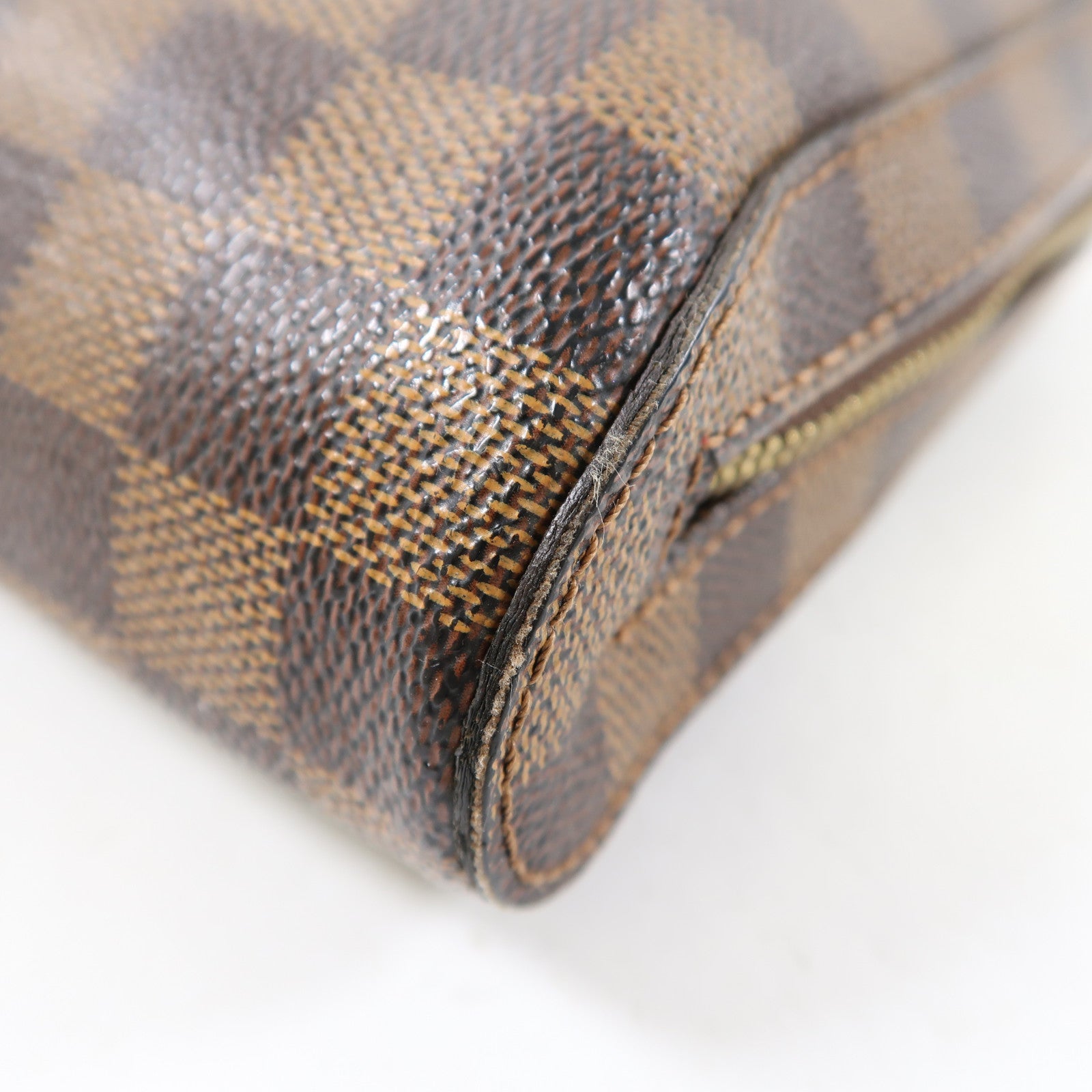 LOUIS VUITTON 【激減優惠】Damier Ebene Geronimos金扣腰包啡色