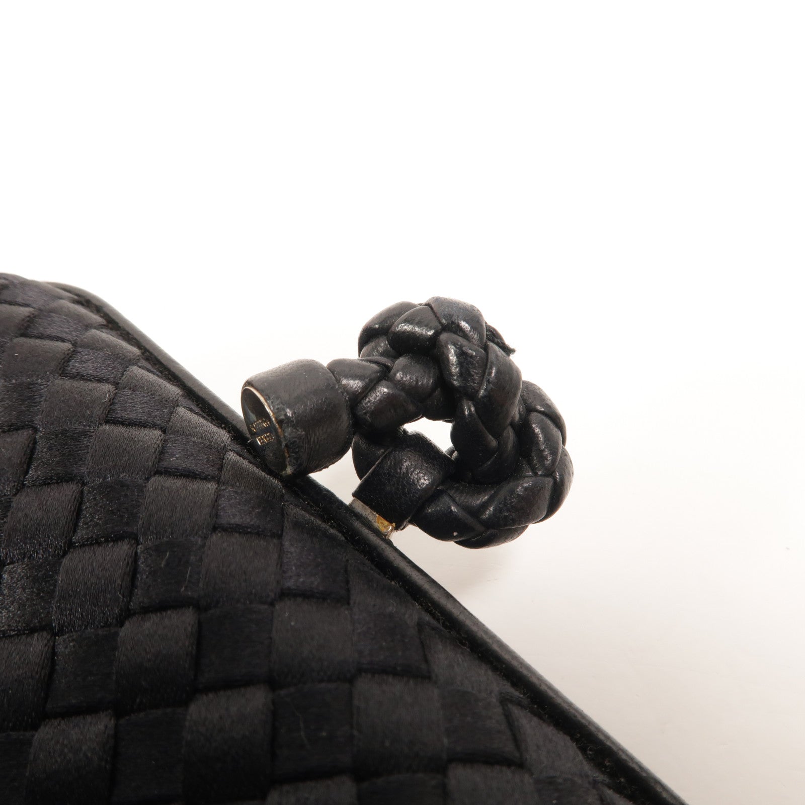 BOTTEGA VENETA 緞面/羊皮皮革Knot Clutch手拿包