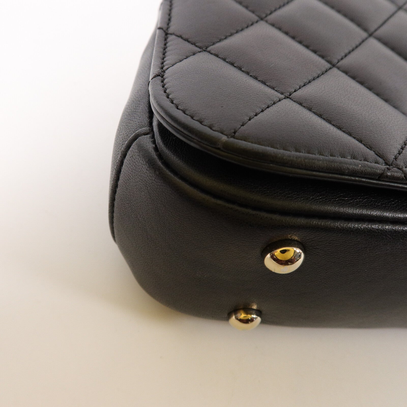 CHANEL 羊皮皮革Carry Chic Flap Bag鏈帶手挽肩背兩用袋