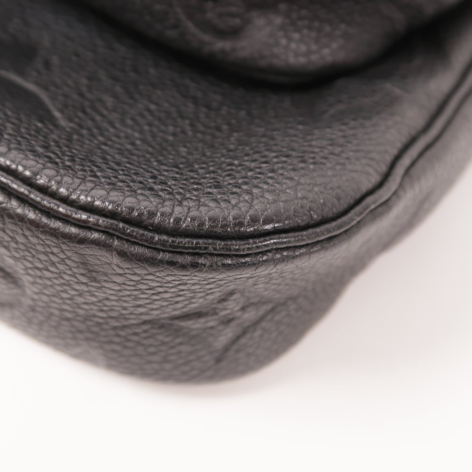 LOUIS VUITTON Monogram Empreinte Multi Pochette Accessoires金扣手挽肩背兩用袋
