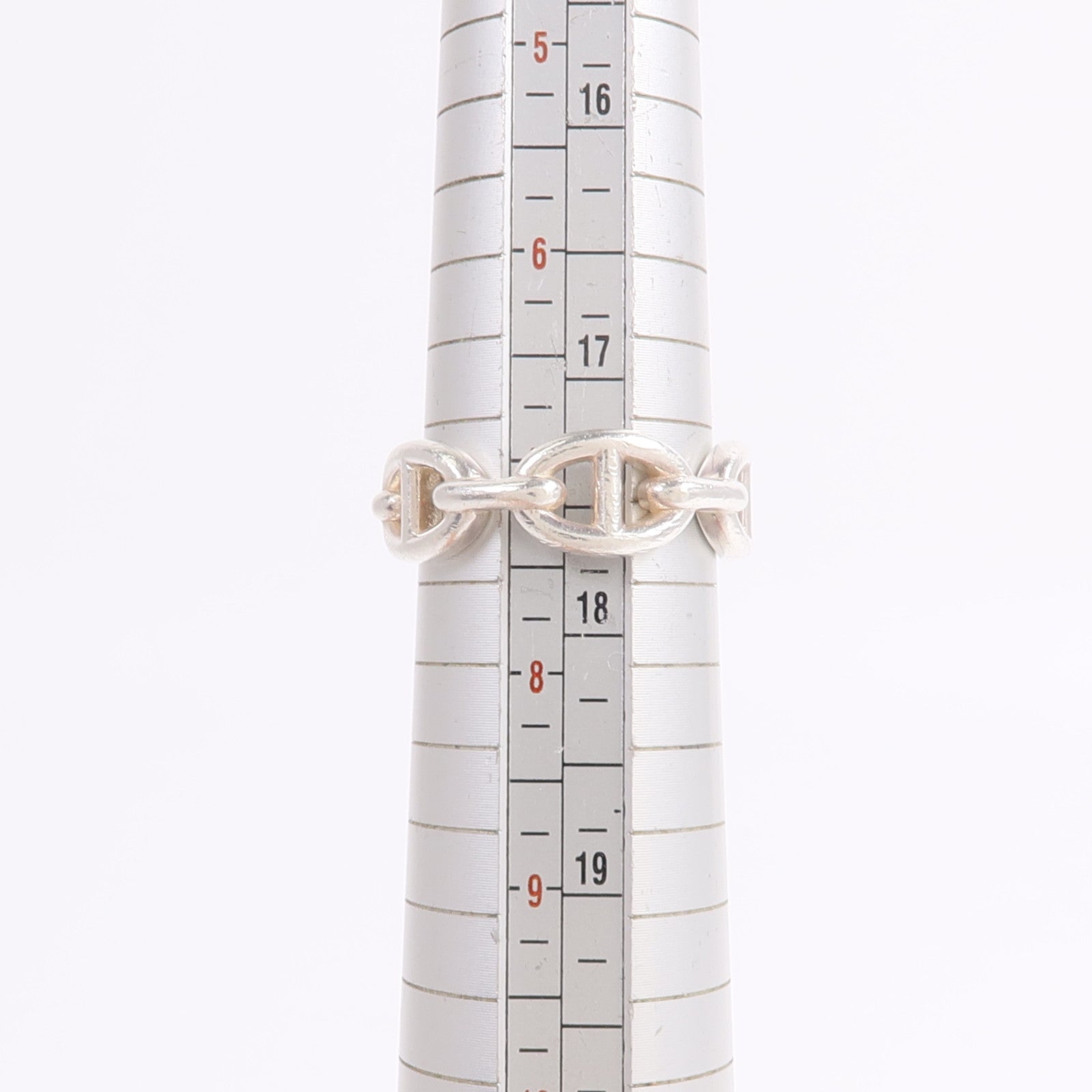 HERMES 925純銀Chaine D'Ancre Ring戒指
