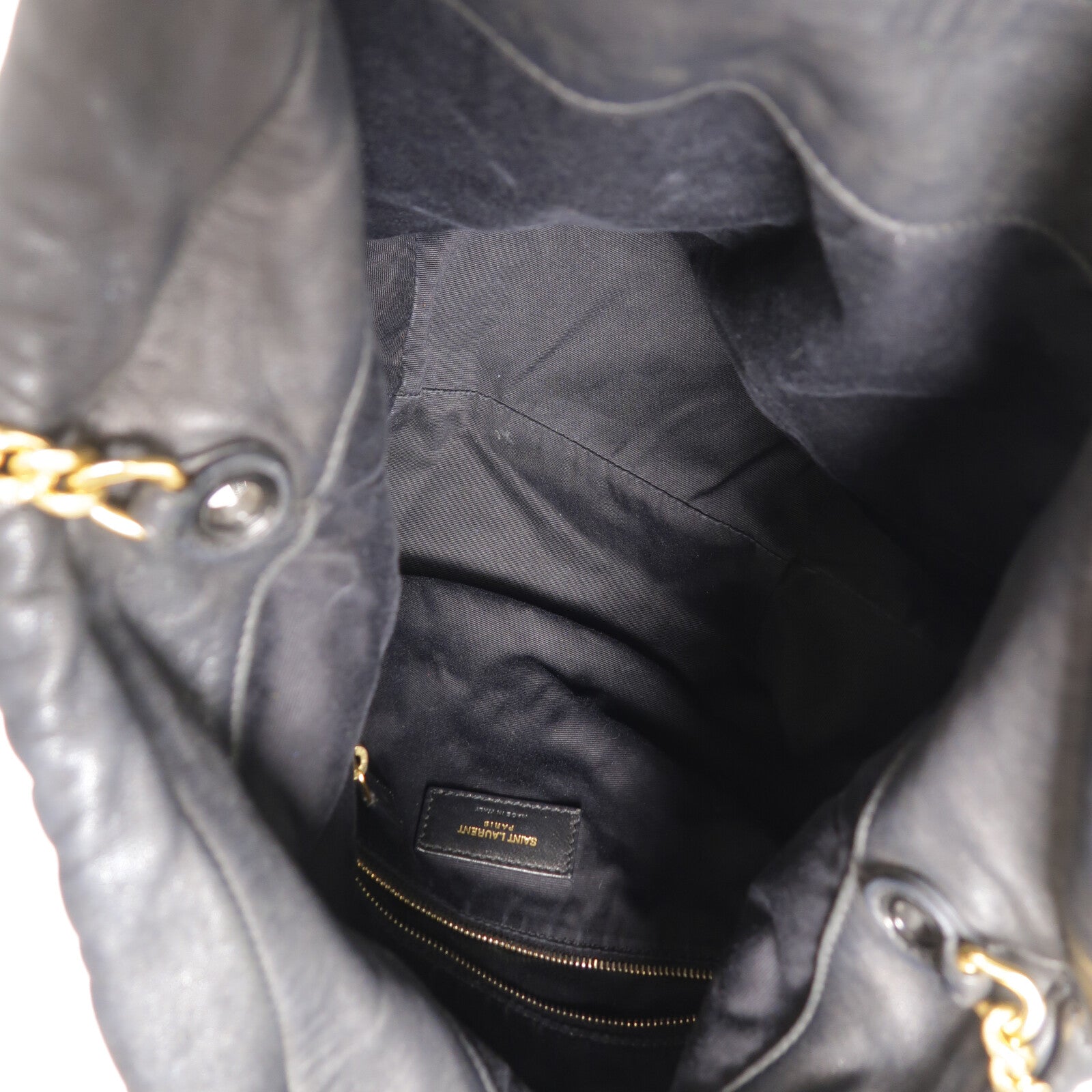 YVES SAINT LAURENT 牛皮皮革Chain Shoulder Bag鏈帶肩背袋
