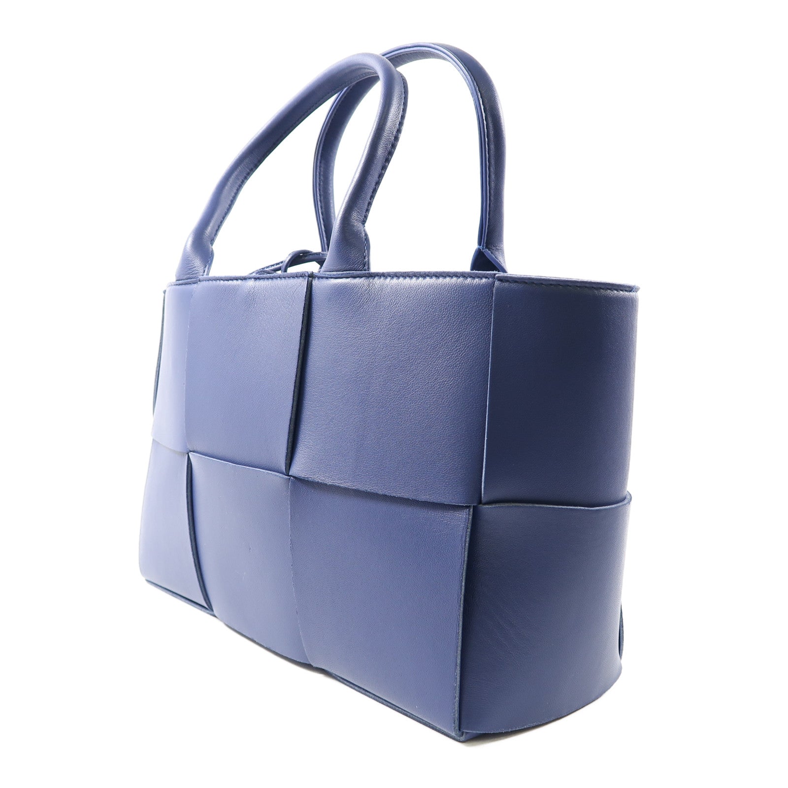 BOTTEGA VENETA 皮革Small Arco Tote Bag手挽袋藍色