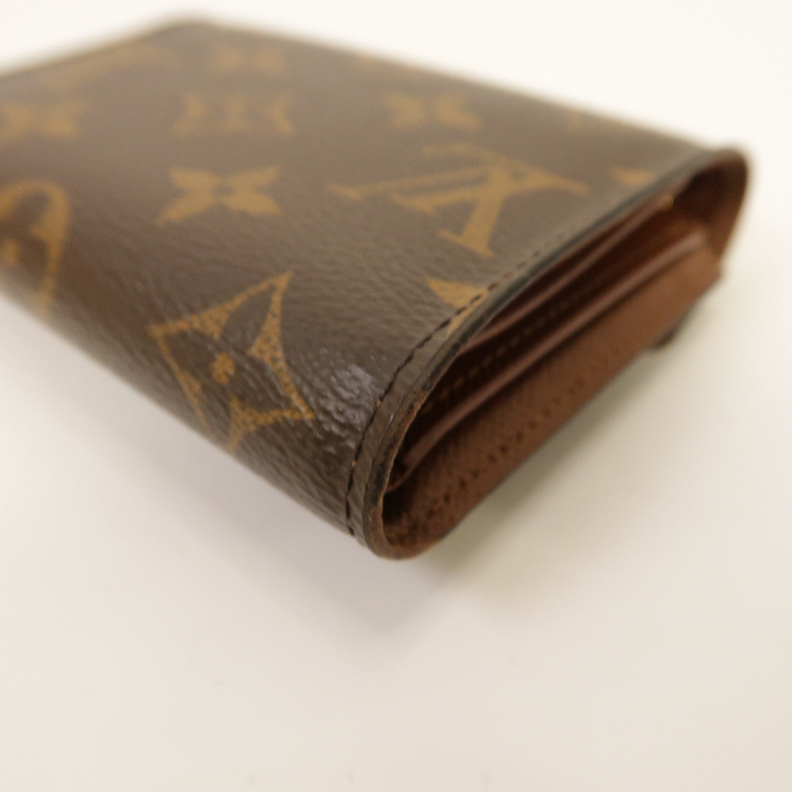 LOUIS VUITTON Monogram Victorine Wallet金扣錢包啡色
