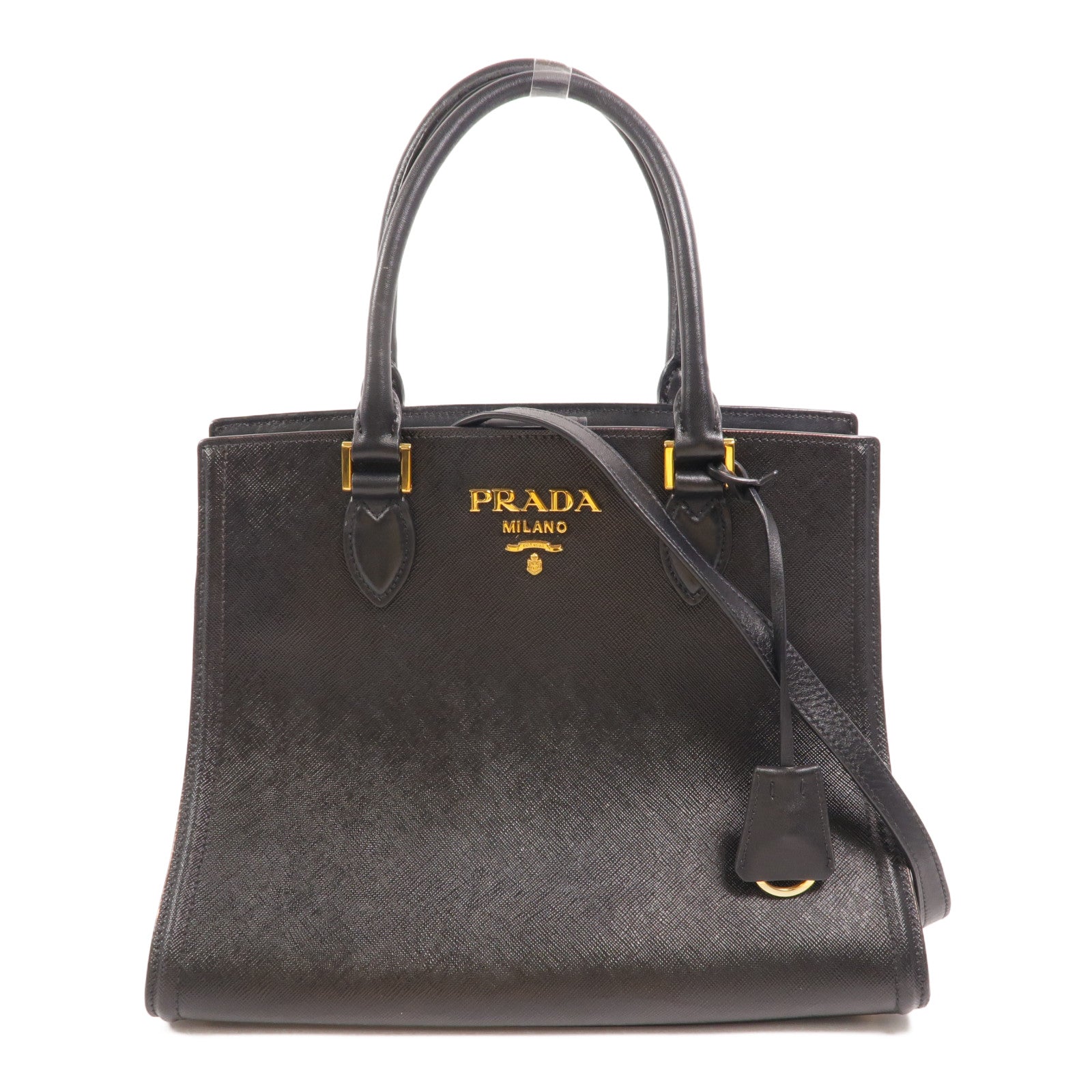 PRADA 牛皮皮革2 Way Shoulder手挽肩背兩用袋