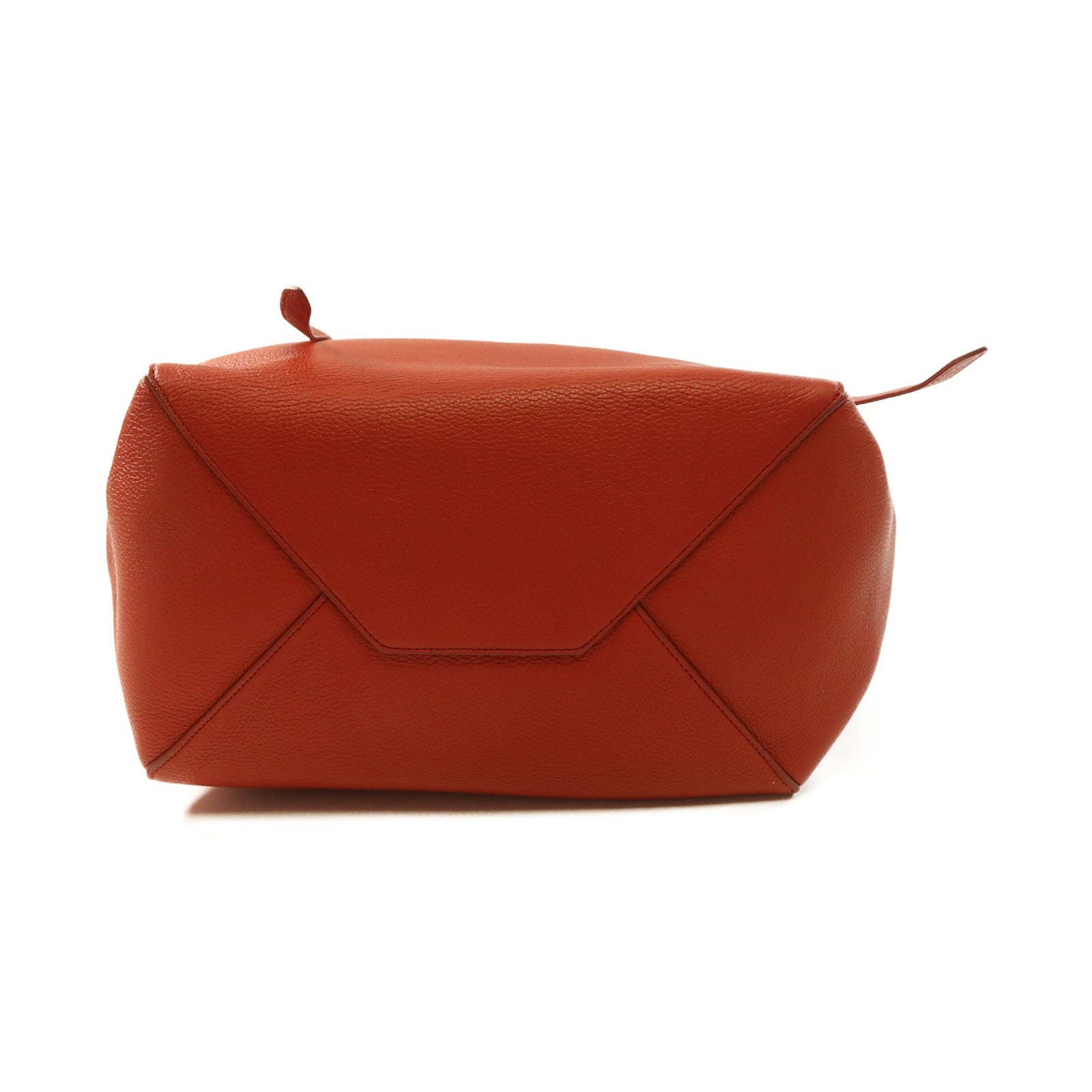 CELINE 牛皮皮革Tote Bag金扣手挽袋紅色