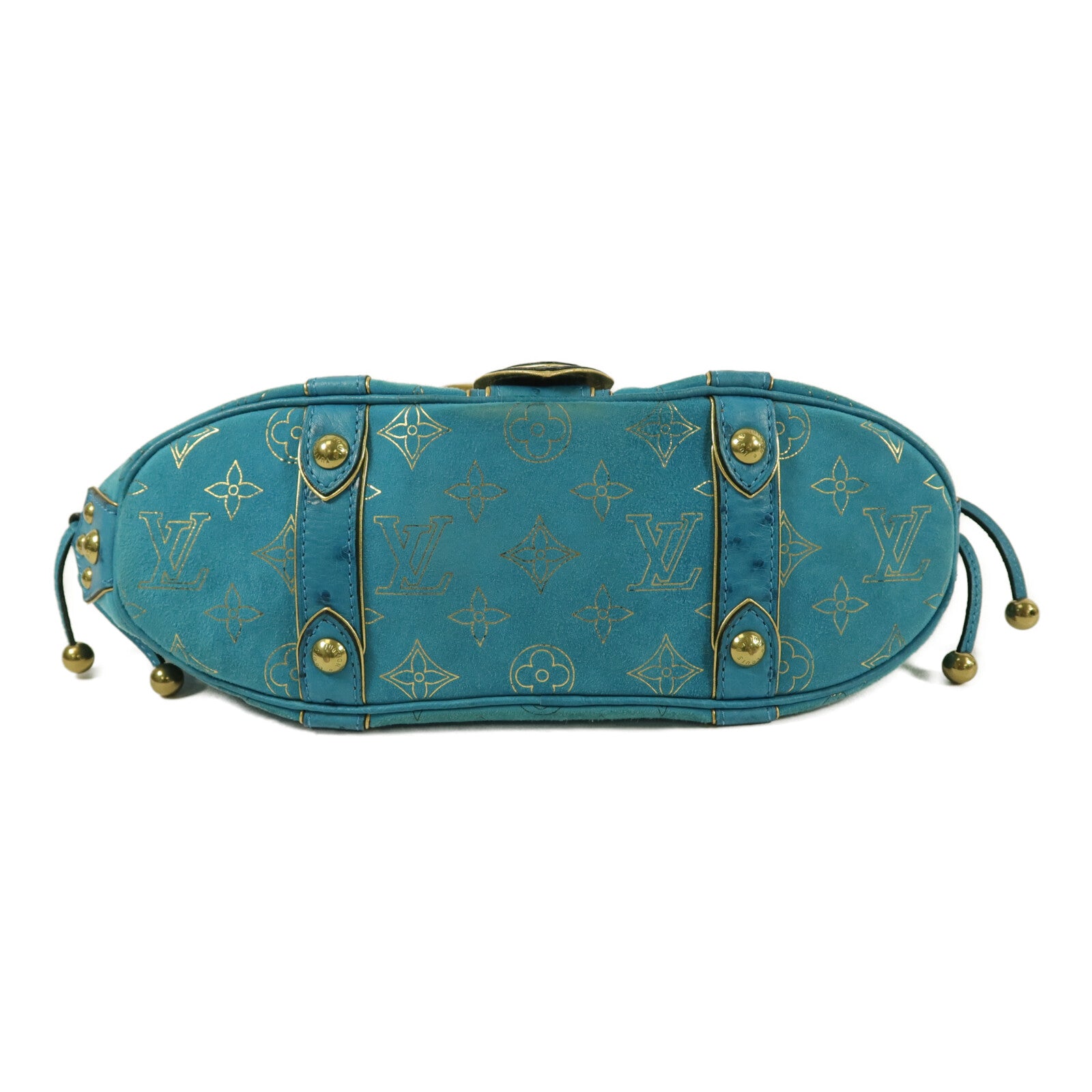 LOUIS VUITTON 麂皮皮革/珍稀皮革Theda GM肩背袋