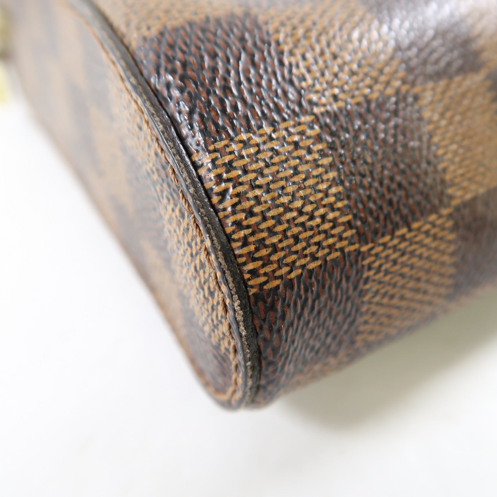 LOUIS VUITTON 【激減優惠】Damier Ebene Geronimos金扣腰包啡色