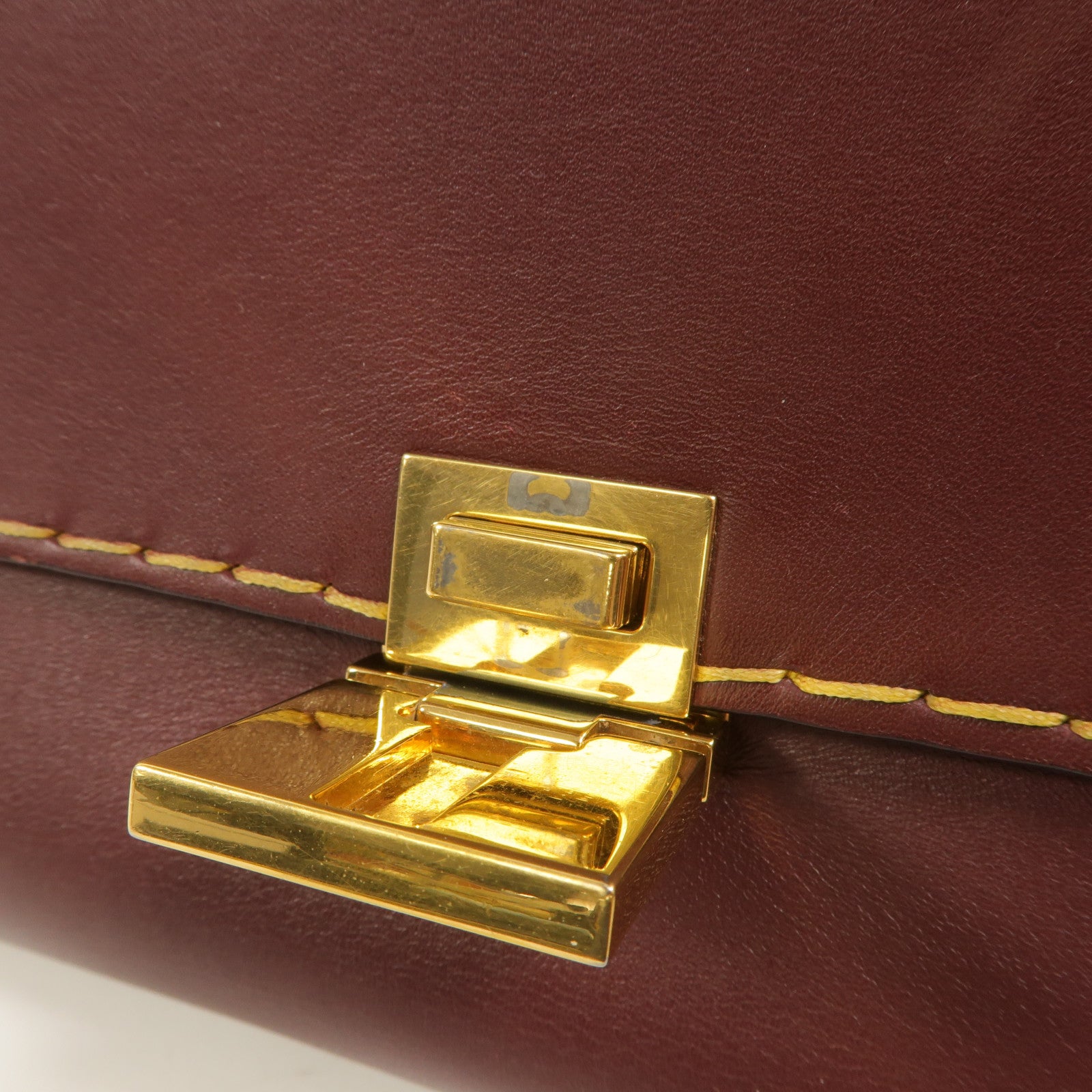 CELINE 牛皮皮革Trapeze手挽肩背兩用袋