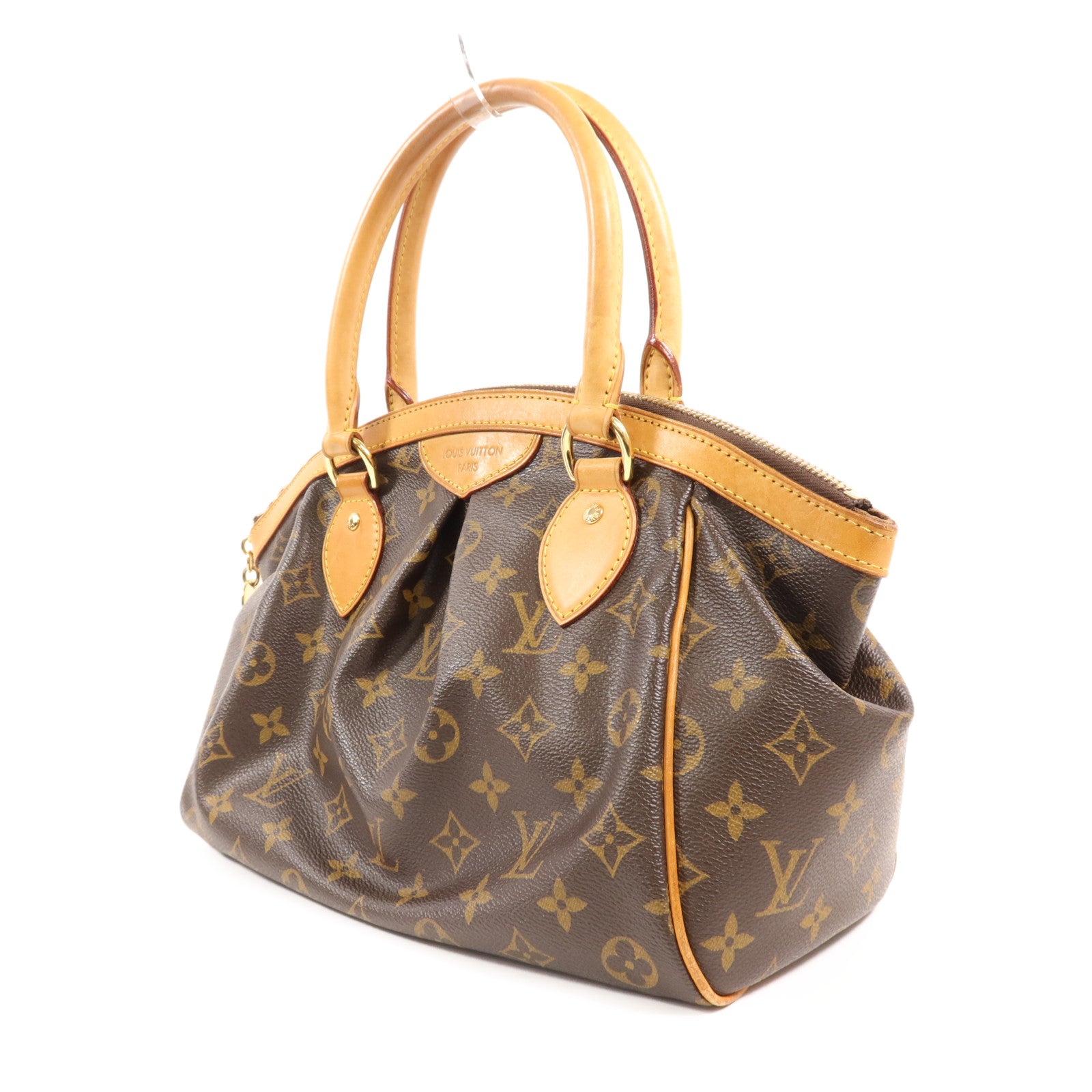 LOUIS VUITTON Monogram Tivoli PM金扣手挽袋