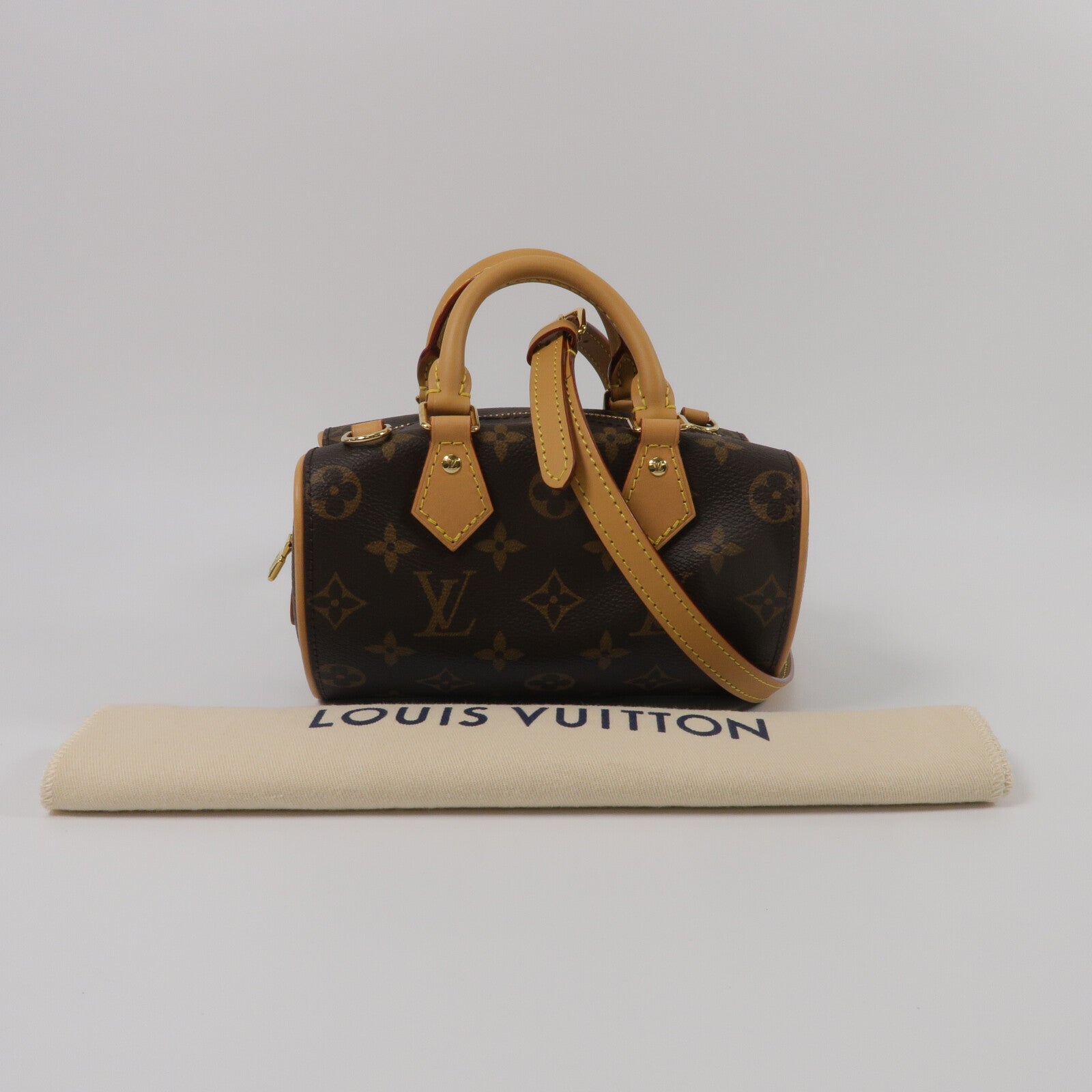 LOUIS VUITTON Monogram Nano Speedy Dating手挽肩背兩用袋