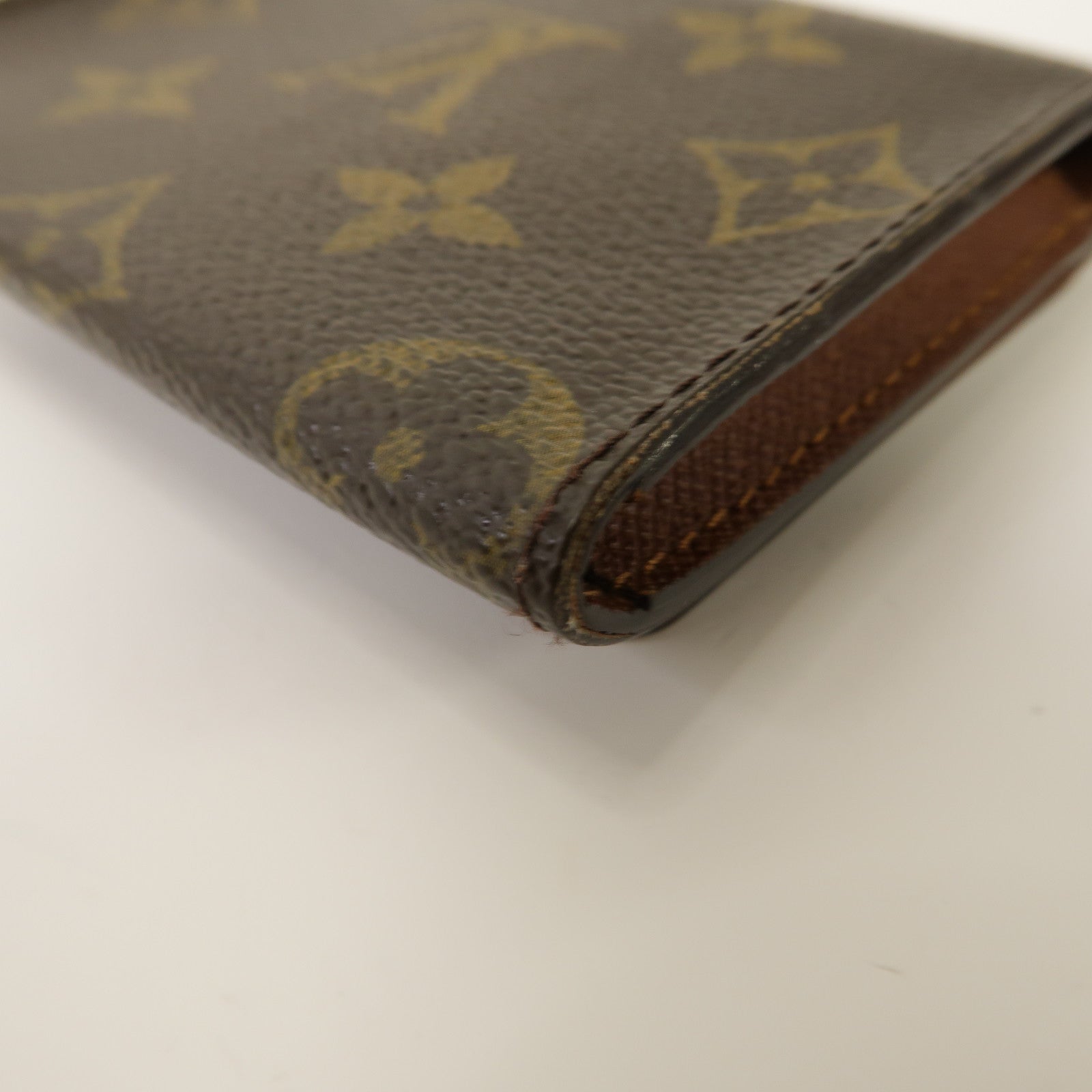 LOUIS VUITTON Monogram Card Case卡片套啡色