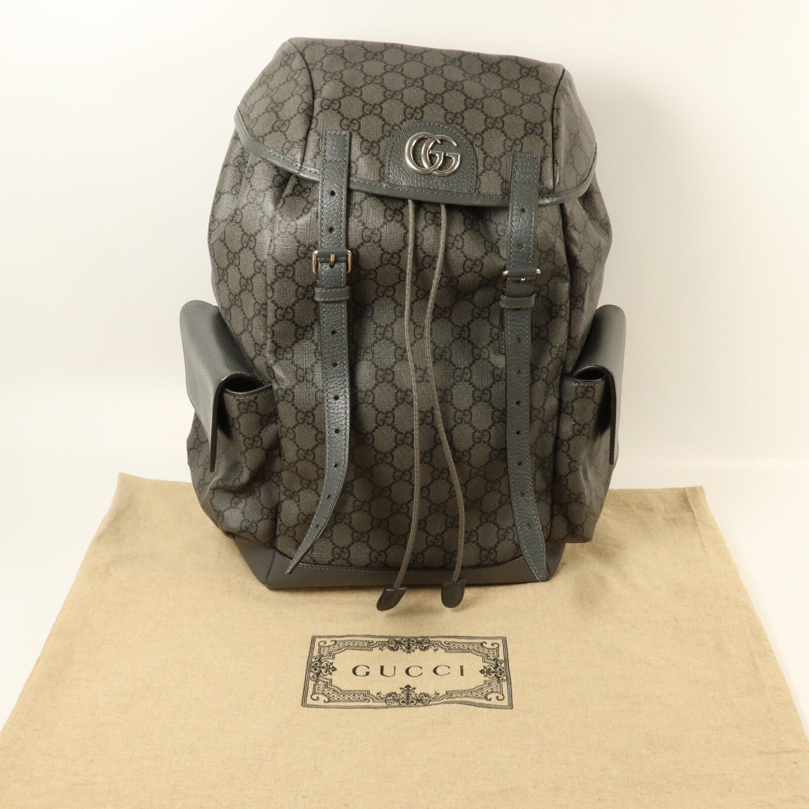 GUCCI 塗層帆布Ophidia Backpack背包