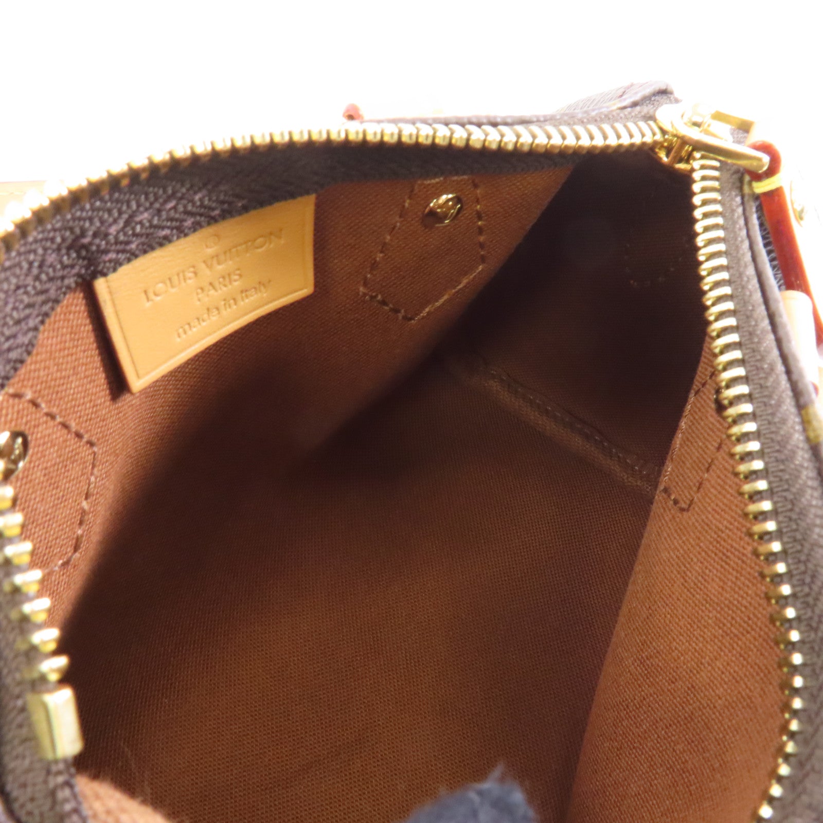 LOUIS VUITTON Monogram Nano Speedy金扣手挽肩背兩用袋啡色