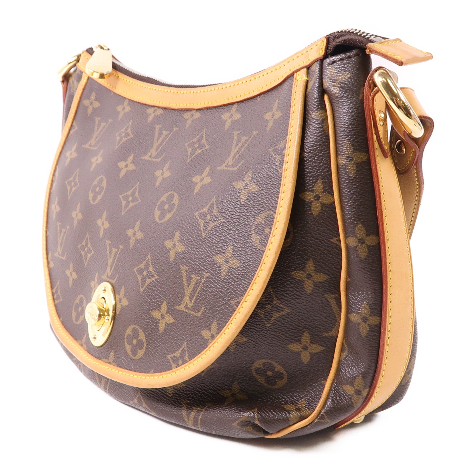 LOUIS VUITTON Monogram Tulum GM金扣肩背袋