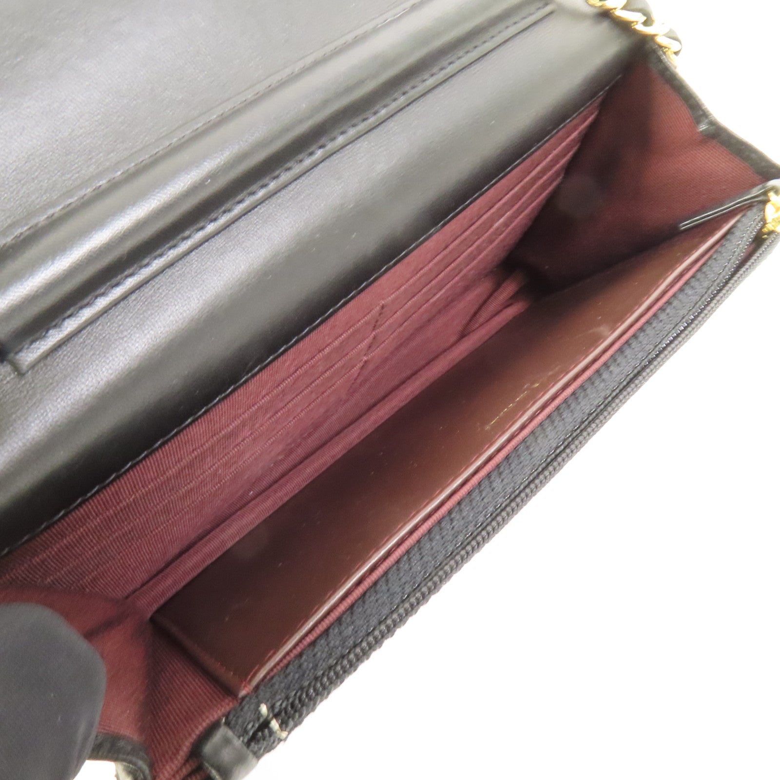 CHANEL 羊皮皮革WOC Wallet On Chain金扣鏈帶肩背袋