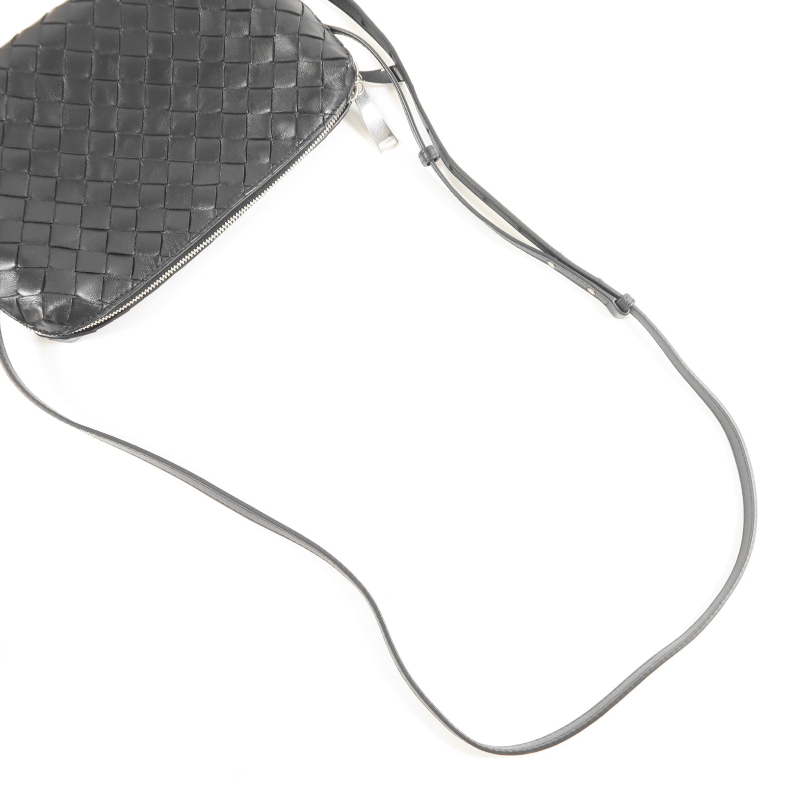 BOTTEGA VENETA 牛皮皮革Shoulder Bag銀扣肩背袋