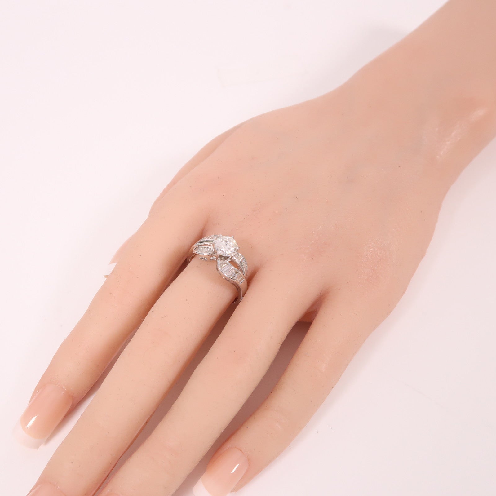 JEWELRY【激減優惠】 18K白金Diamond Ring1.01ct鑽石戒指US#8.5