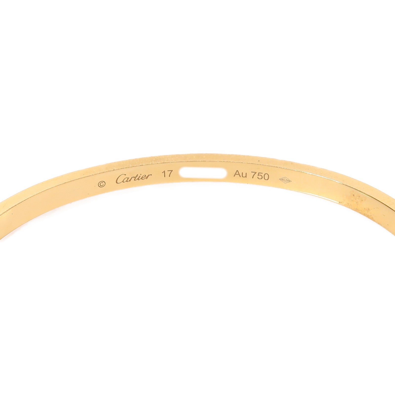 CARTIER 18K金Love Bracelet 6 Diamonds手鐲#17