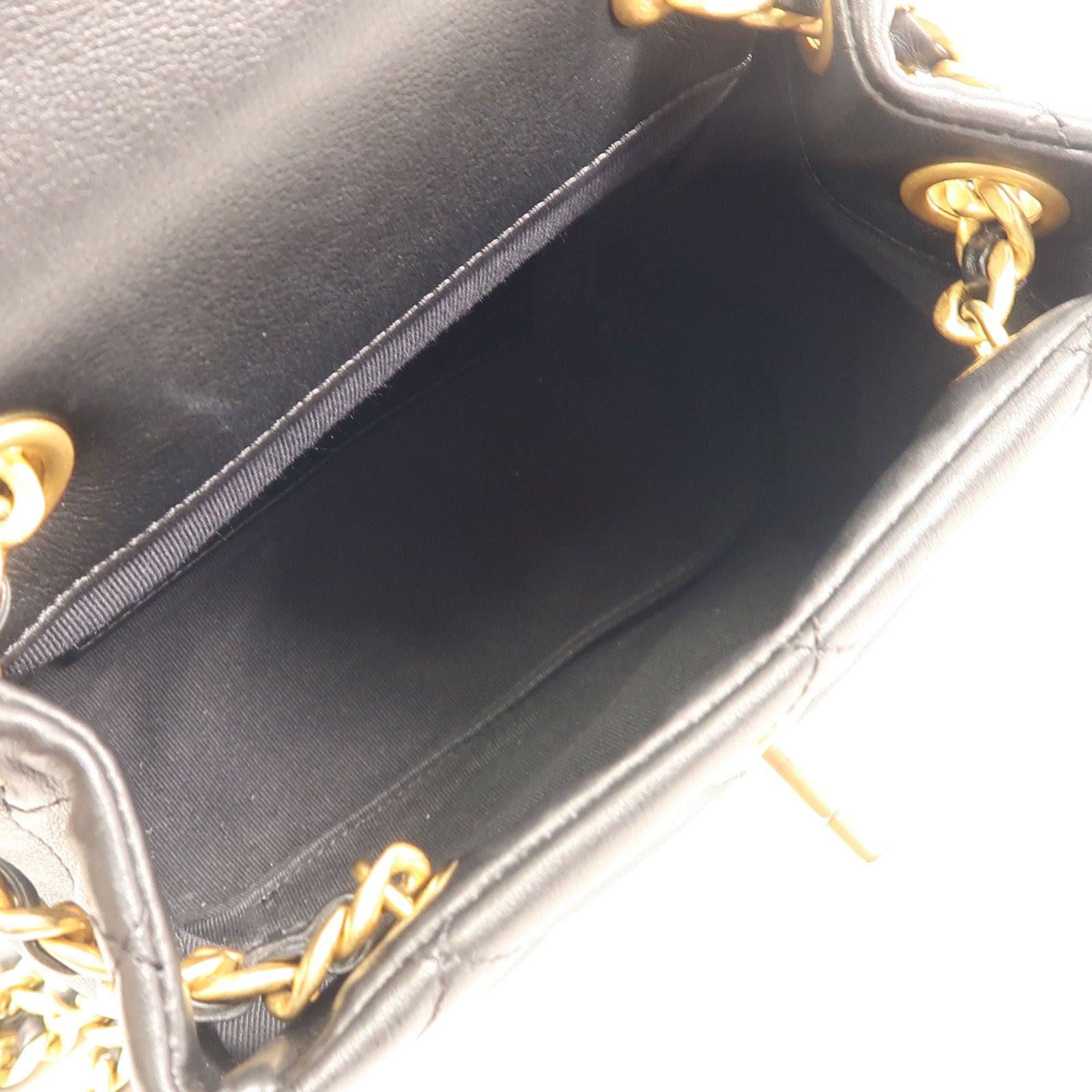 CHANEL 【激減優惠】羊皮皮革金扣Rucksack AS4275鏈帶背包