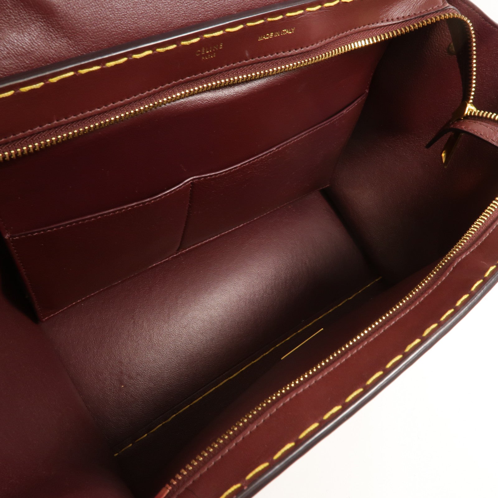 CELINE 牛皮皮革Trapeze手挽肩背兩用袋