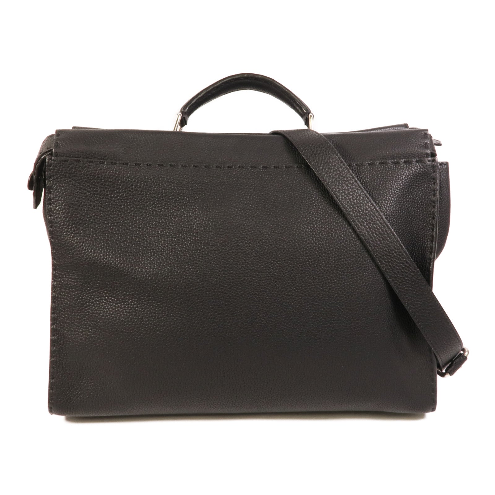 FENDI 牛皮皮革Peekaboo XL手挽肩背兩用袋