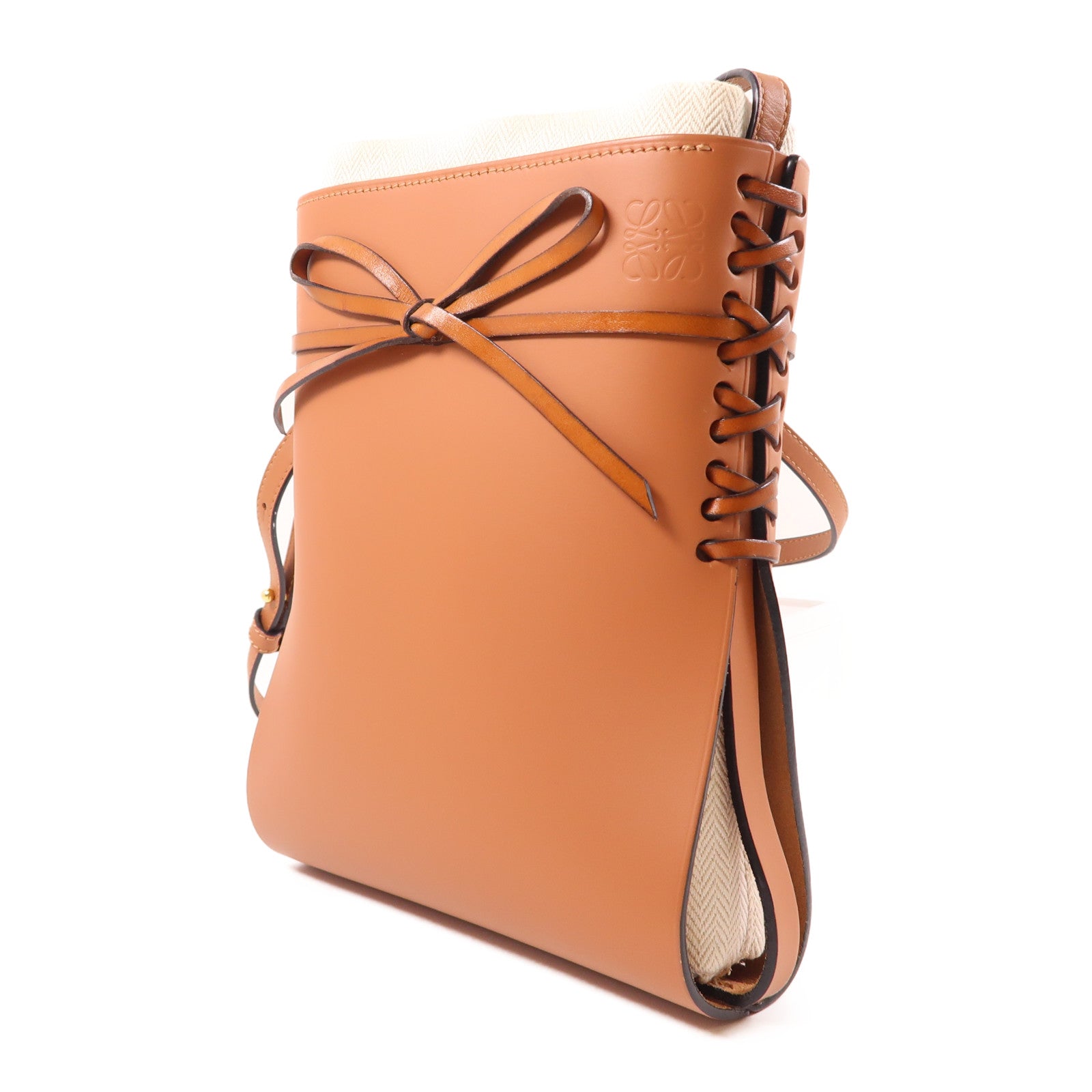 LOEWE 牛皮皮革Ikebana肩背袋