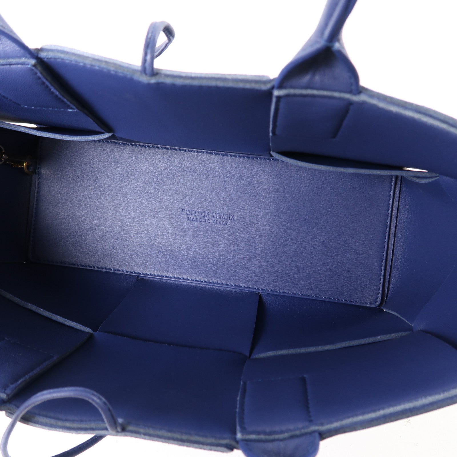 BOTTEGA VENETA 皮革Small Arco Tote Bag手挽袋藍色