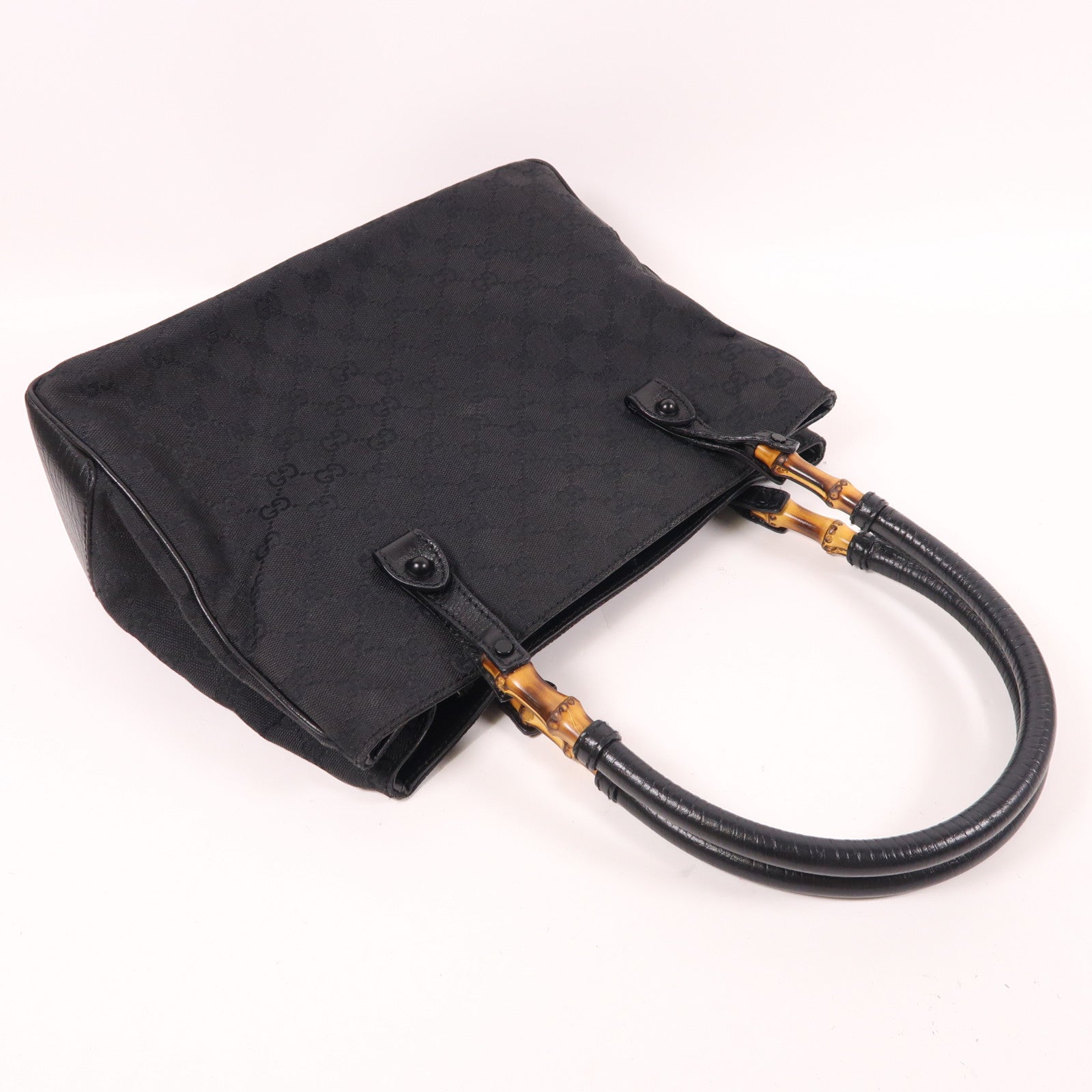GUCCI 帆布Bamboo Hand Bag手挽袋