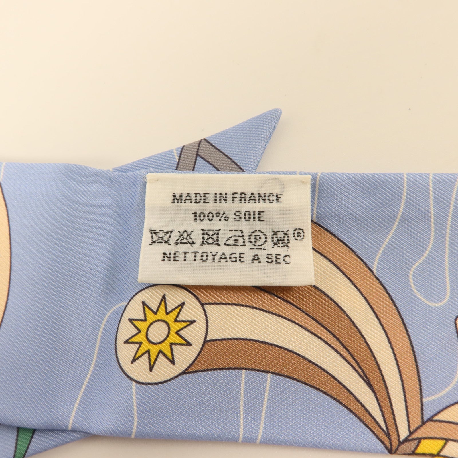 HERMES 絲質Twilly絲巾