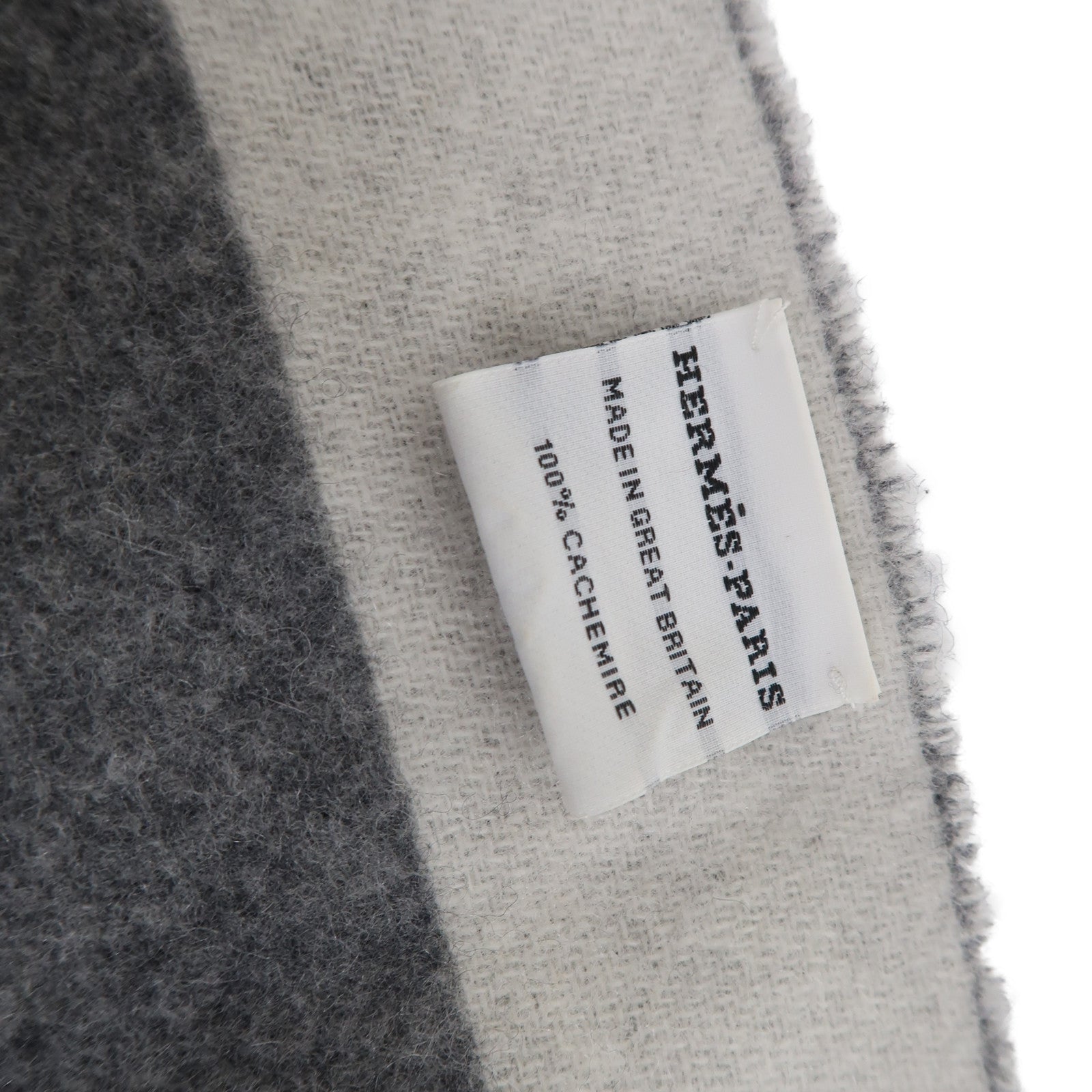 HERMES Cashmere Scarf圍巾灰色