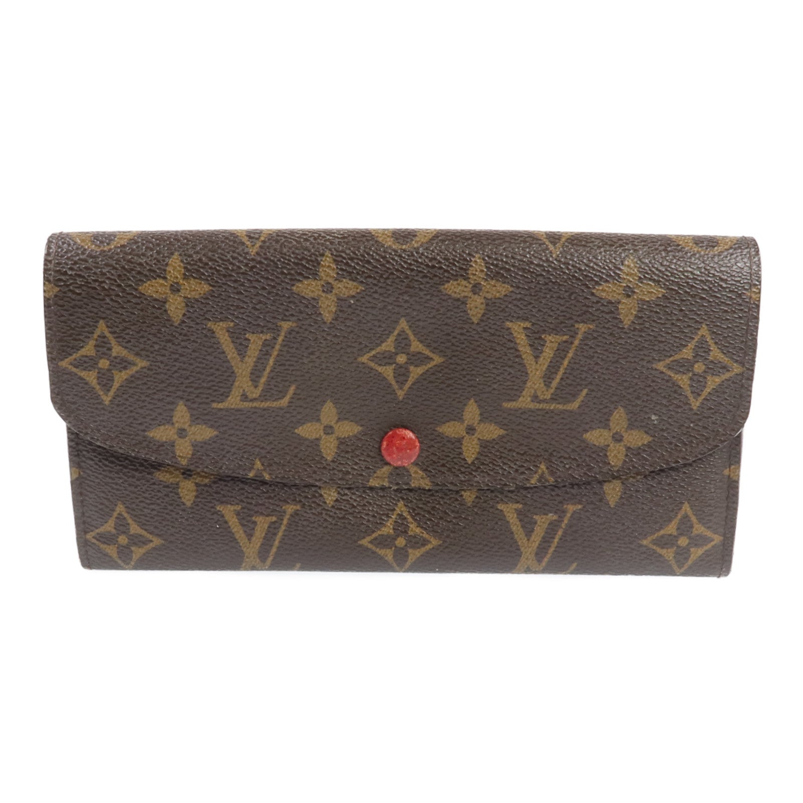 LOUIS VUITTON Monogram Emilie Long Wallet金扣長錢包