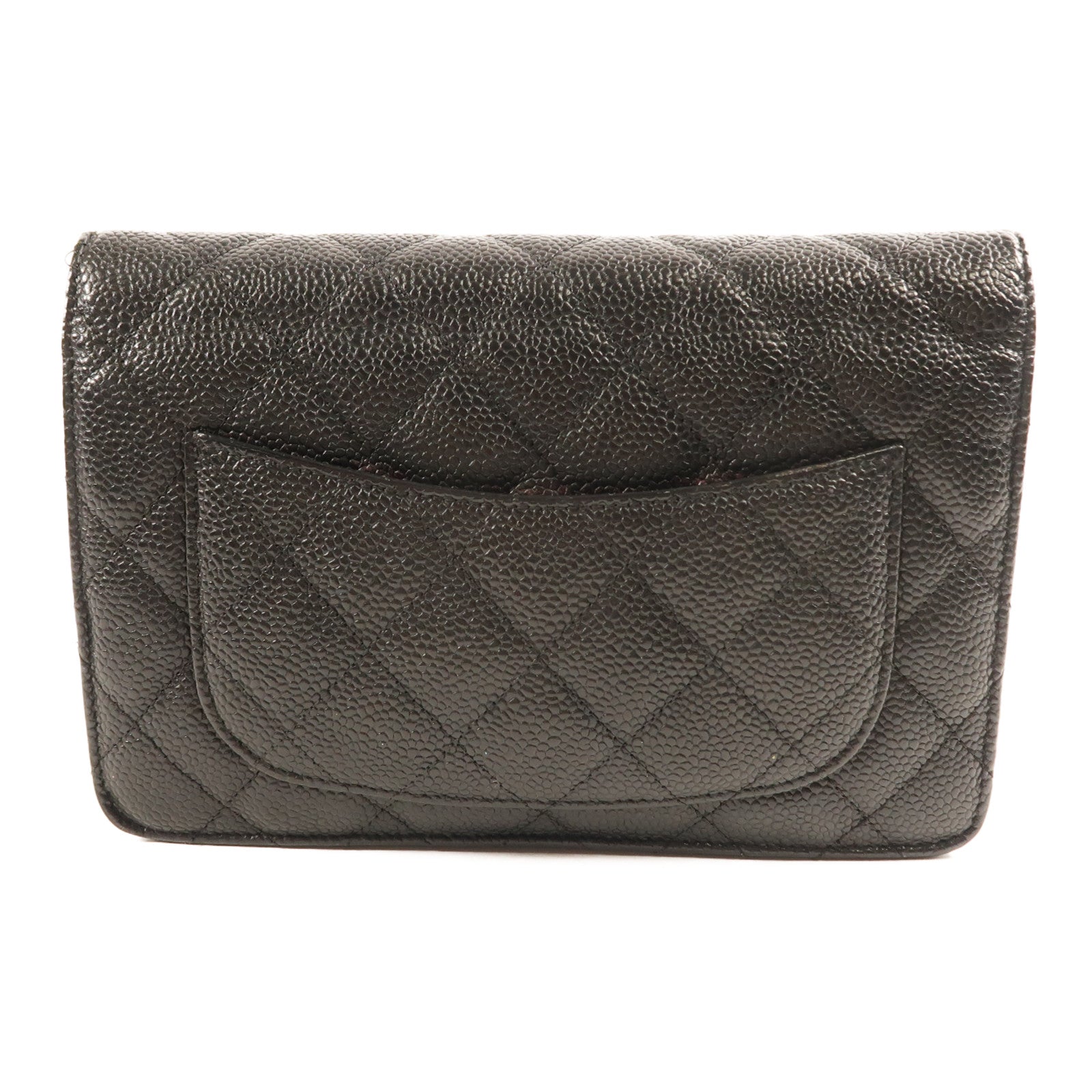 CHANEL 牛皮皮革WOC Wallet On Chain鏈帶肩背袋