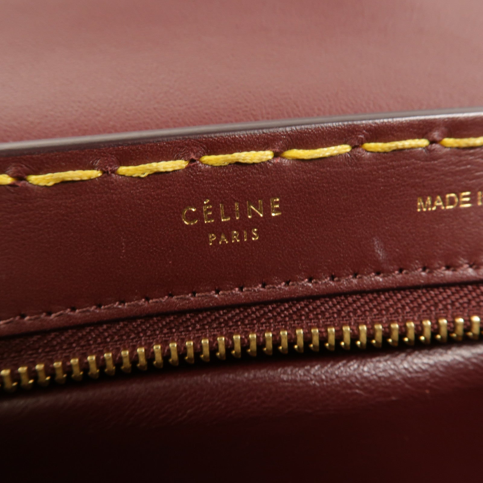 CELINE 牛皮皮革Trapeze手挽肩背兩用袋