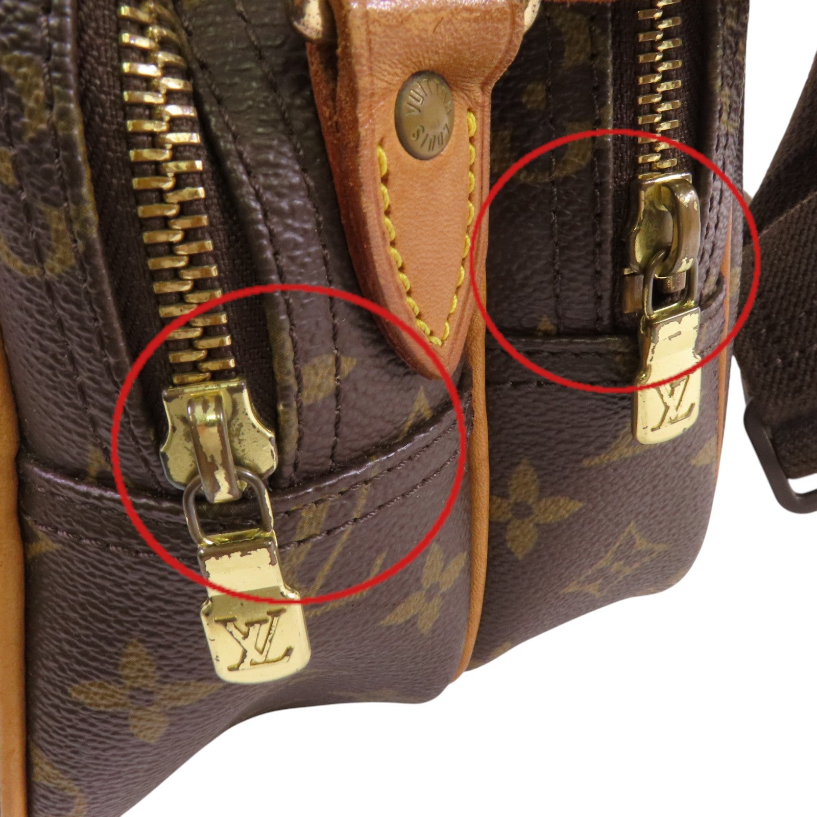 LOUIS VUITTON 【激減優惠】Monogram Reporter PM金扣肩背袋