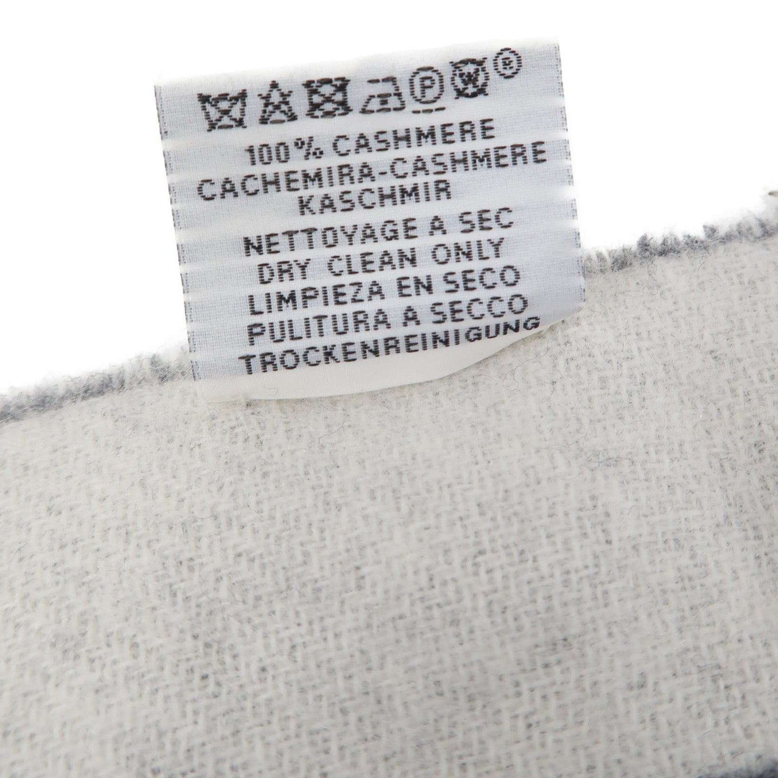 HERMES Cashmere Scarf圍巾灰色