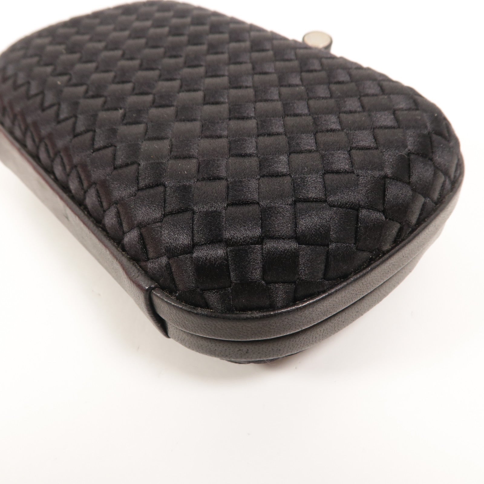 BOTTEGA VENETA 緞面/羊皮皮革Knot Clutch手拿包