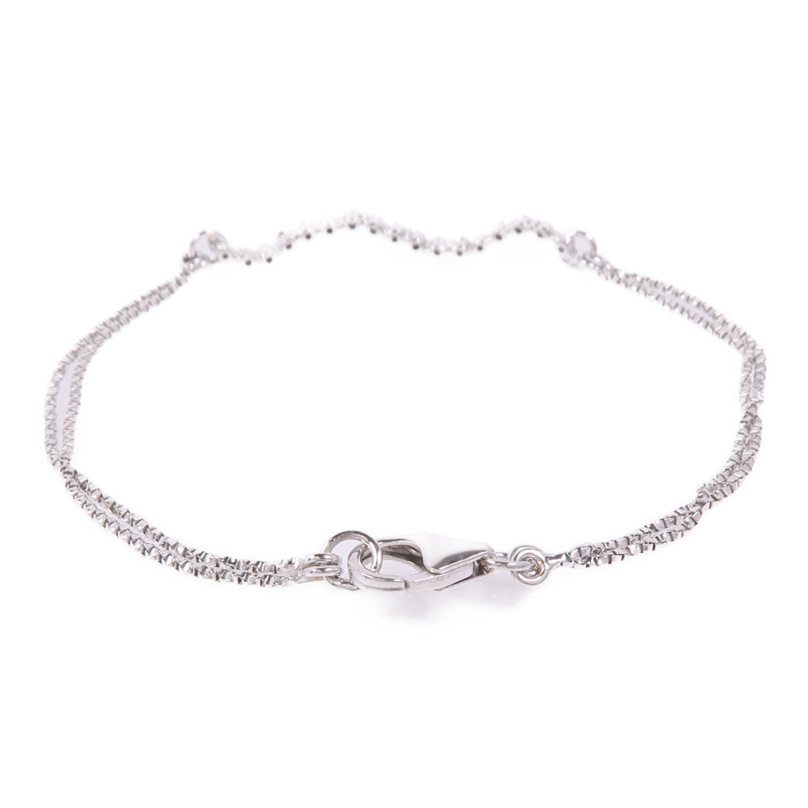 JEWELRY 18K白金Diamond Bracelet鑽石手鏈
