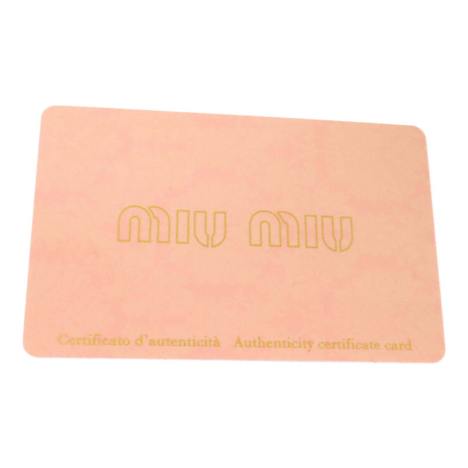 Miu Miu 羊皮皮革Card Case金扣卡套