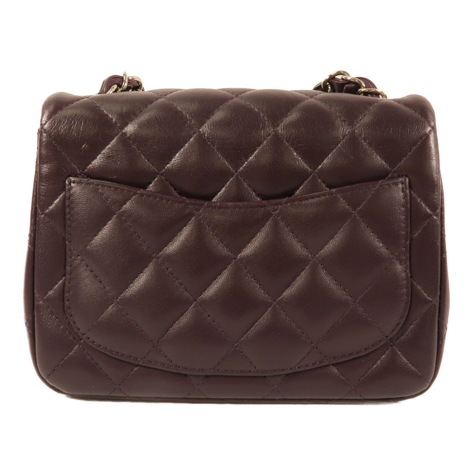 CHANEL 羊皮皮革Mini Classic 17鏈帶肩背袋